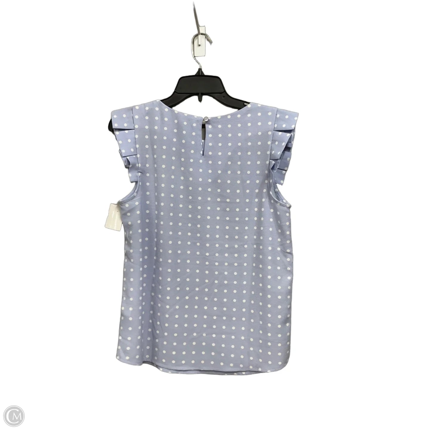 Top Sleeveless By Monteau In Blue, Size: M