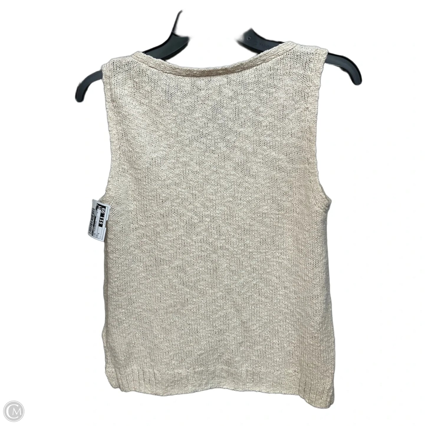 Top Sleeveless By J. Crew In Tan, Size: S