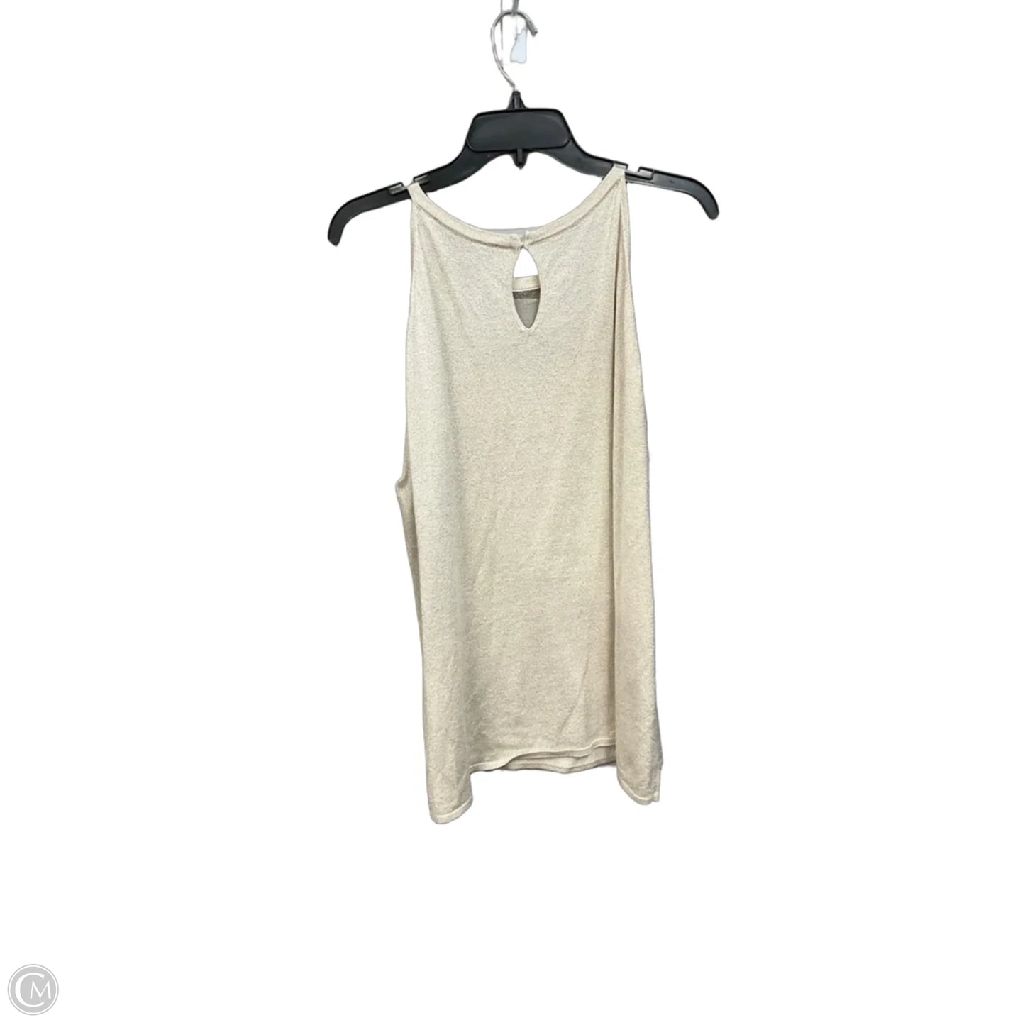 Top Sleeveless By White House Black Market In Gold, Size: Xl