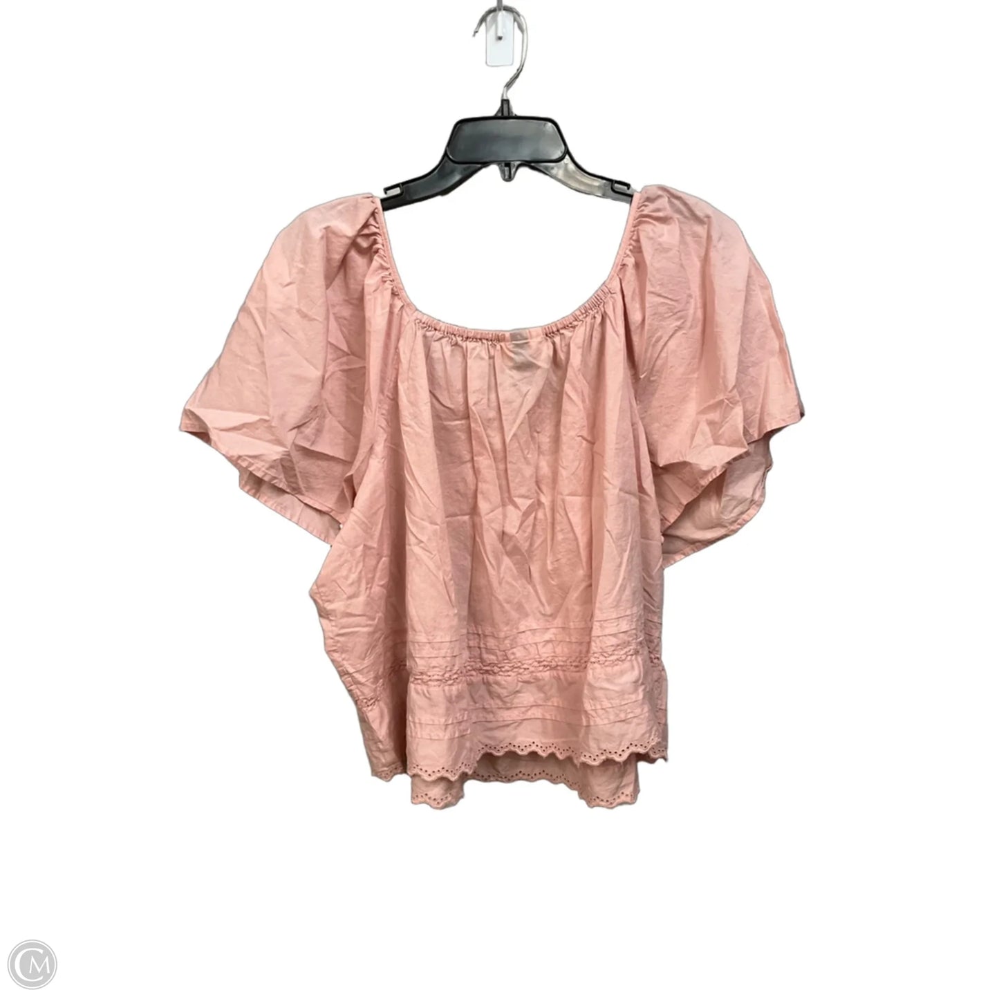 Top Short Sleeve By Universal Thread In Pink, Size: Xl