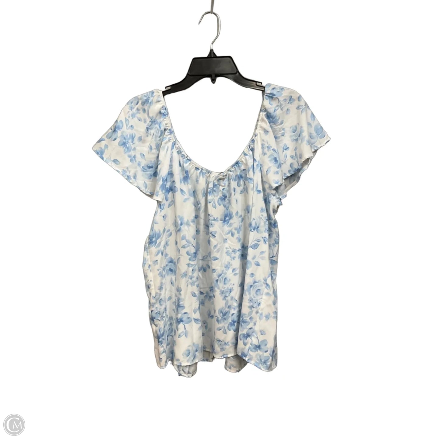 Top Short Sleeve By Torrid In Blue, Size: L