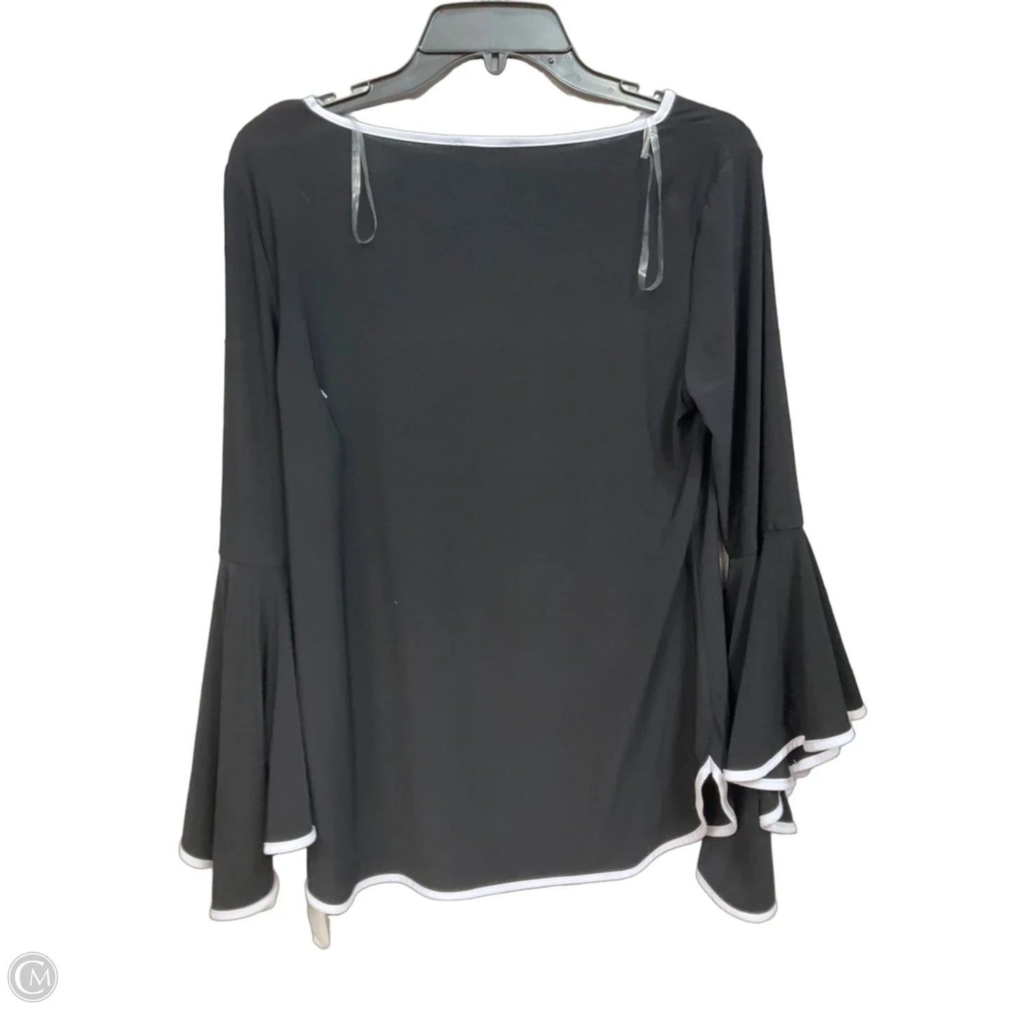 Top Long Sleeve By Sam And Jess In Black, Size: M