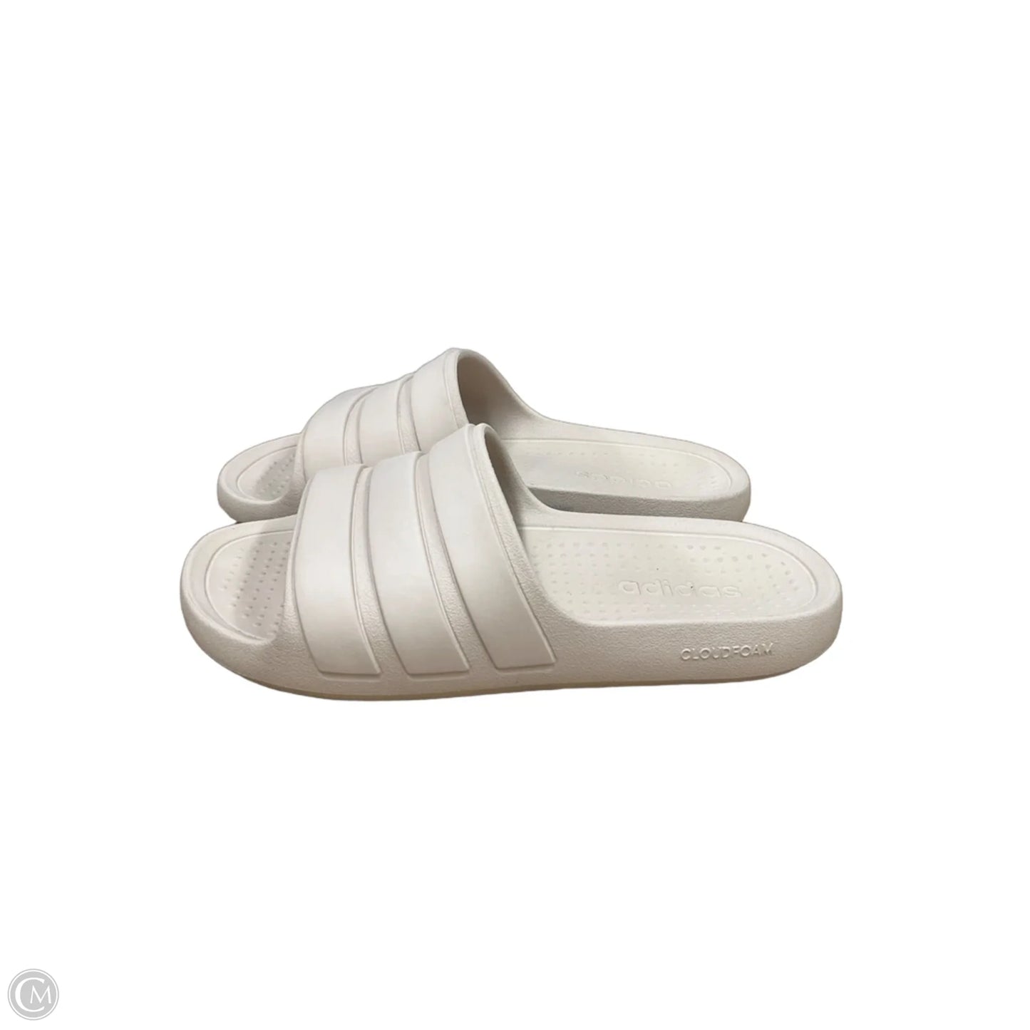 Sandals Flats By Adidas In Tan, Size: 7