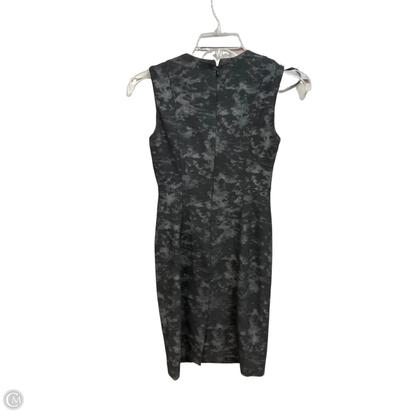 Dress Casual Midi By Calvin Klein In Grey, Size: Xs