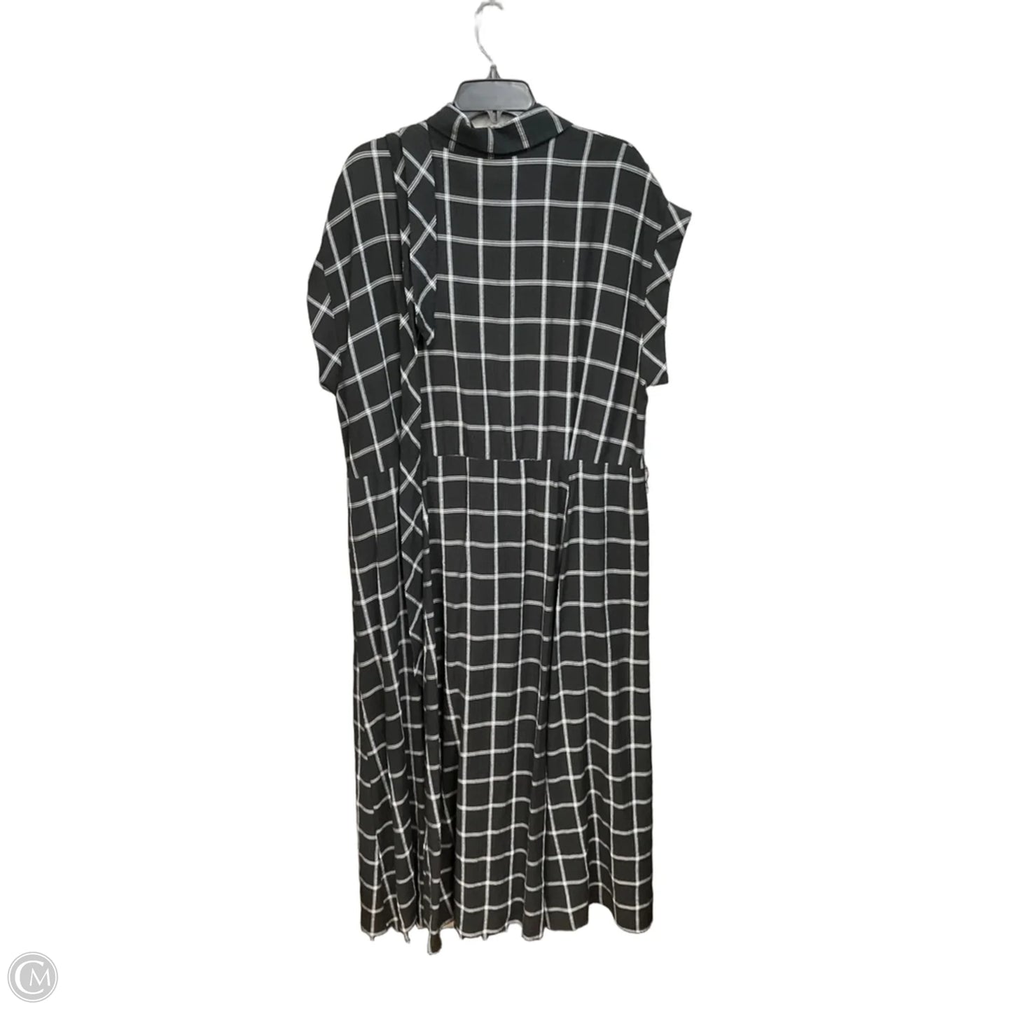 Dress Casual Midi By Calvin Klein In Black, Size: 2x