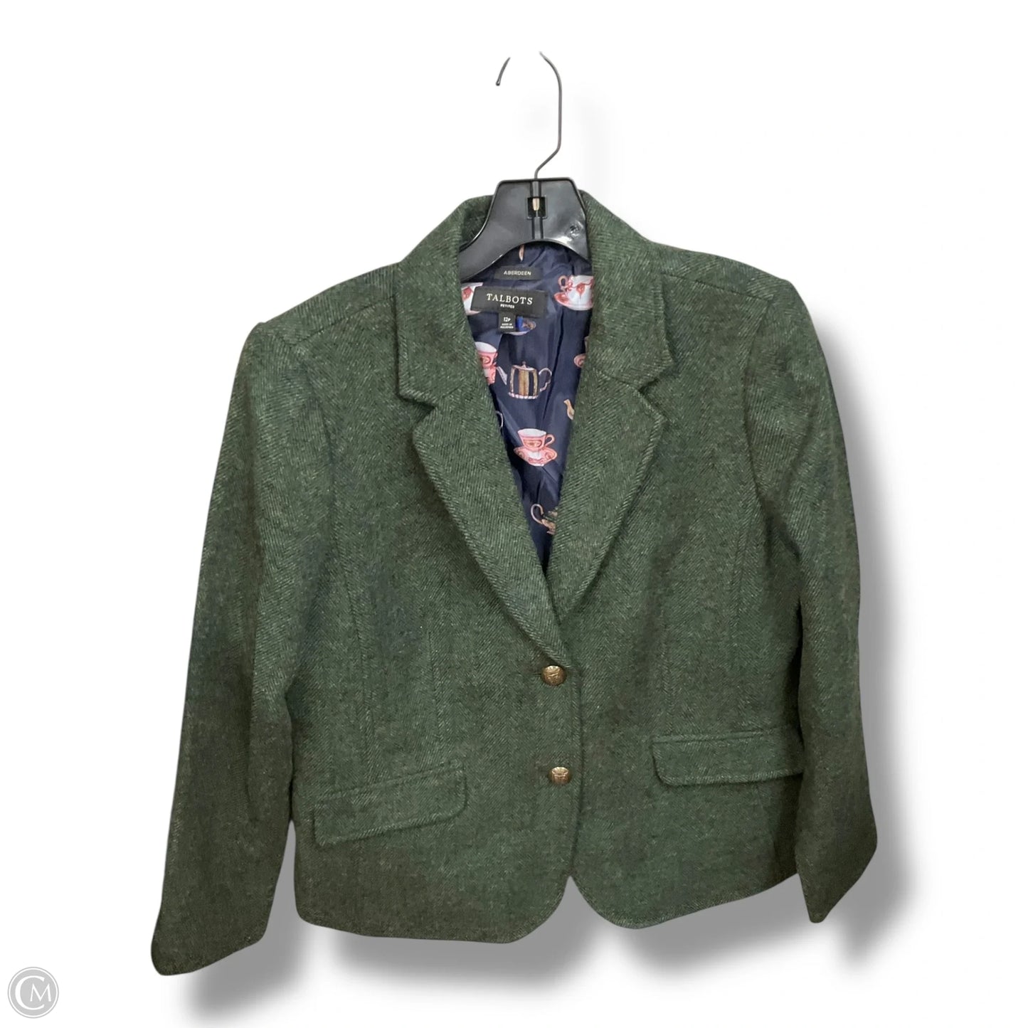 Blazer By Talbots In Green, Size: Lp