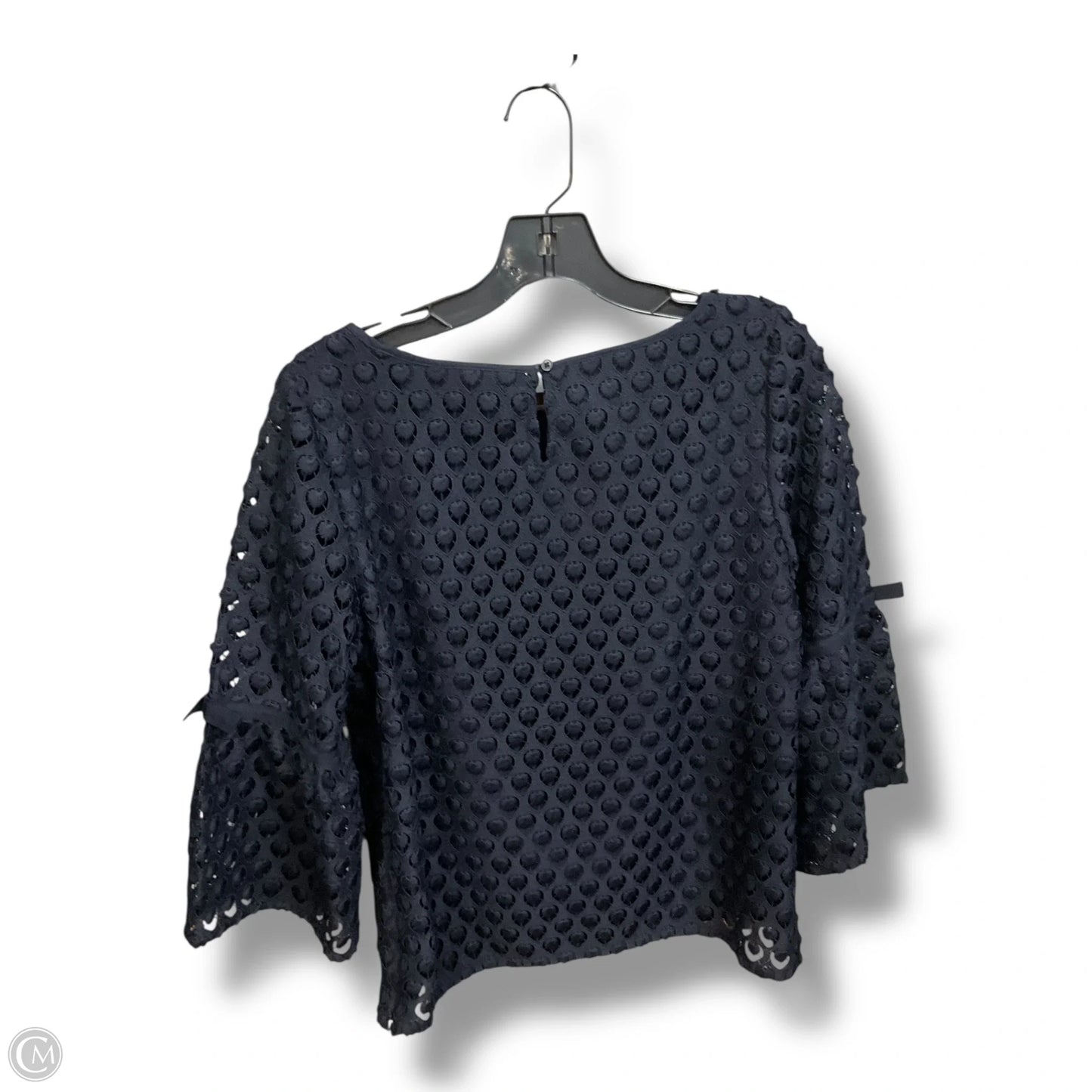 Top 3/4 Sleeve By Talbots In Navy, Size: Sp