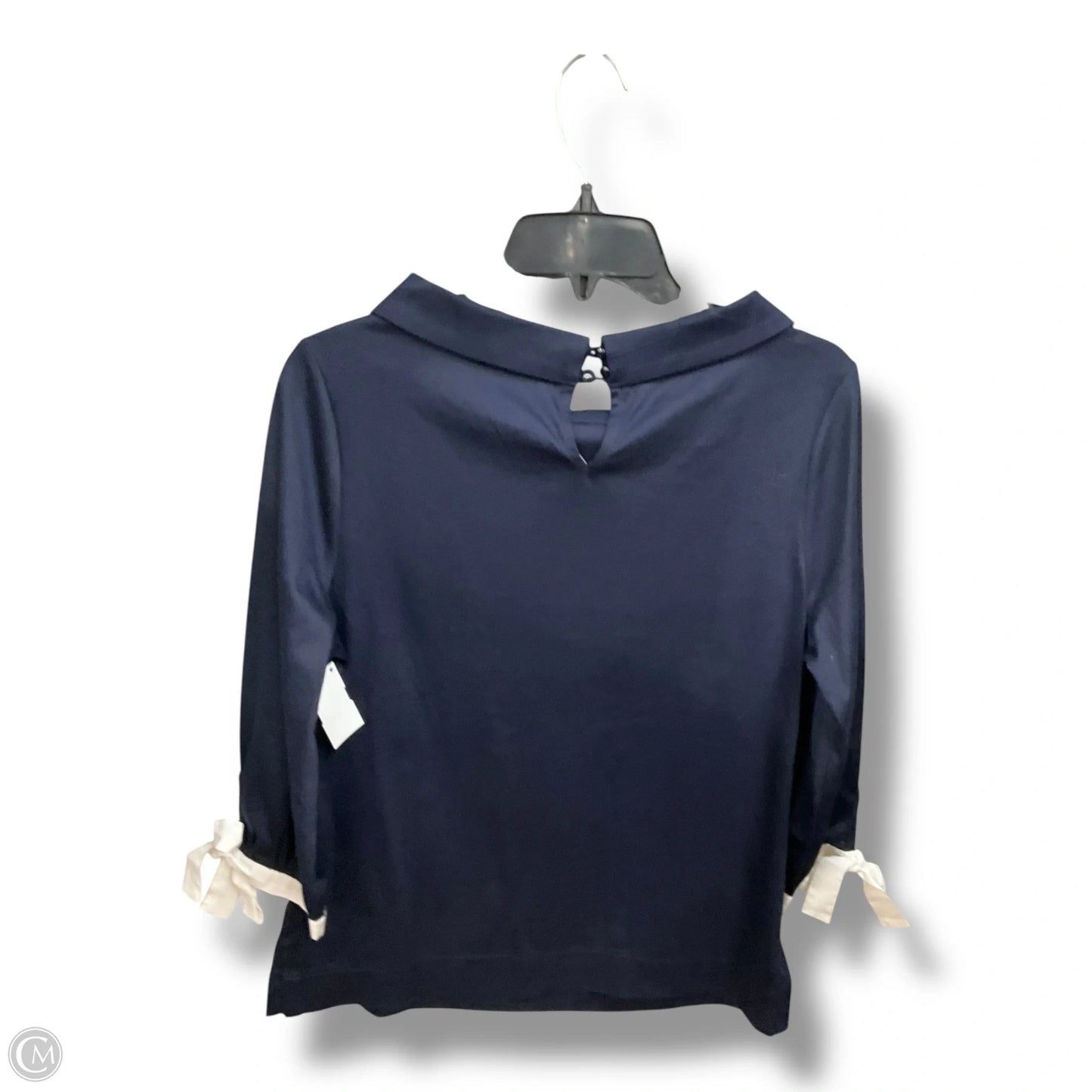 Top Long Sleeve By Talbots In Blue, Size: Mp