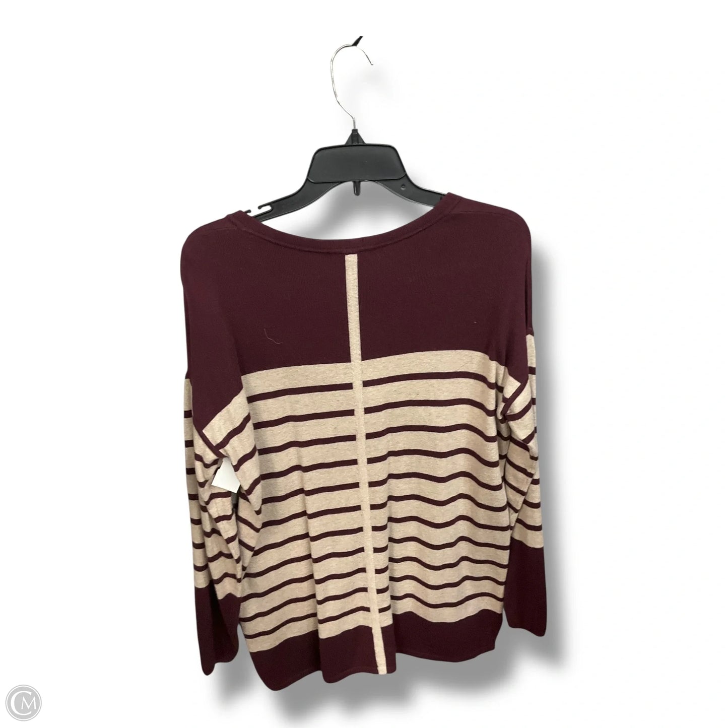 Top Long Sleeve By Orvis In Maroon, Size: S