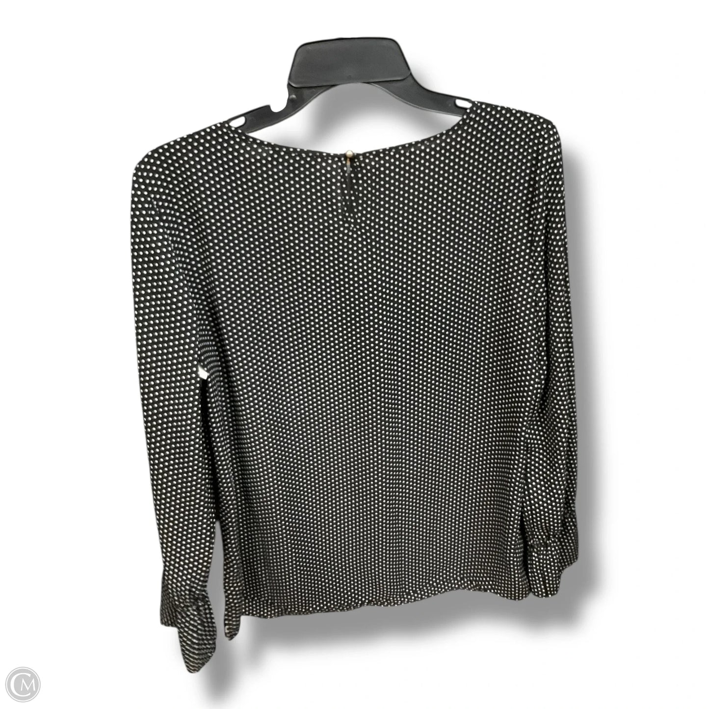 Blouse Long Sleeve By Limited In Polkadot Pattern, Size: M