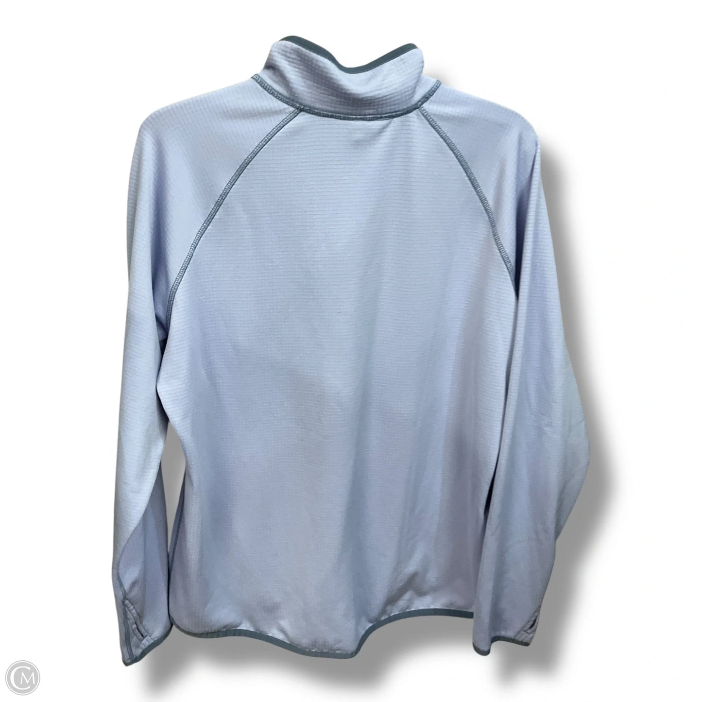 Athletic Top Long Sleeve Collar By Eddie Bauer In Purple, Size: Xl