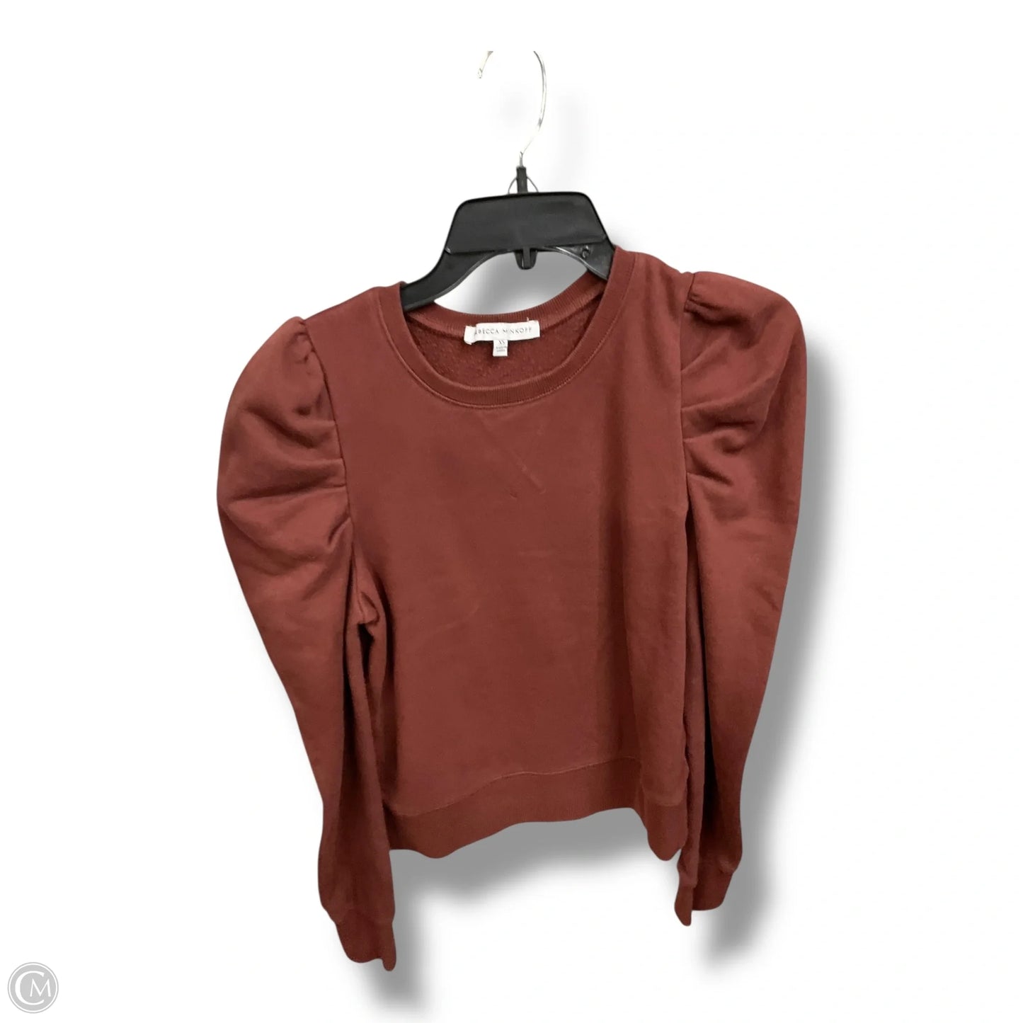 Top Long Sleeve Designer By Rebecca Minkoff In Maroon, Size: Xs