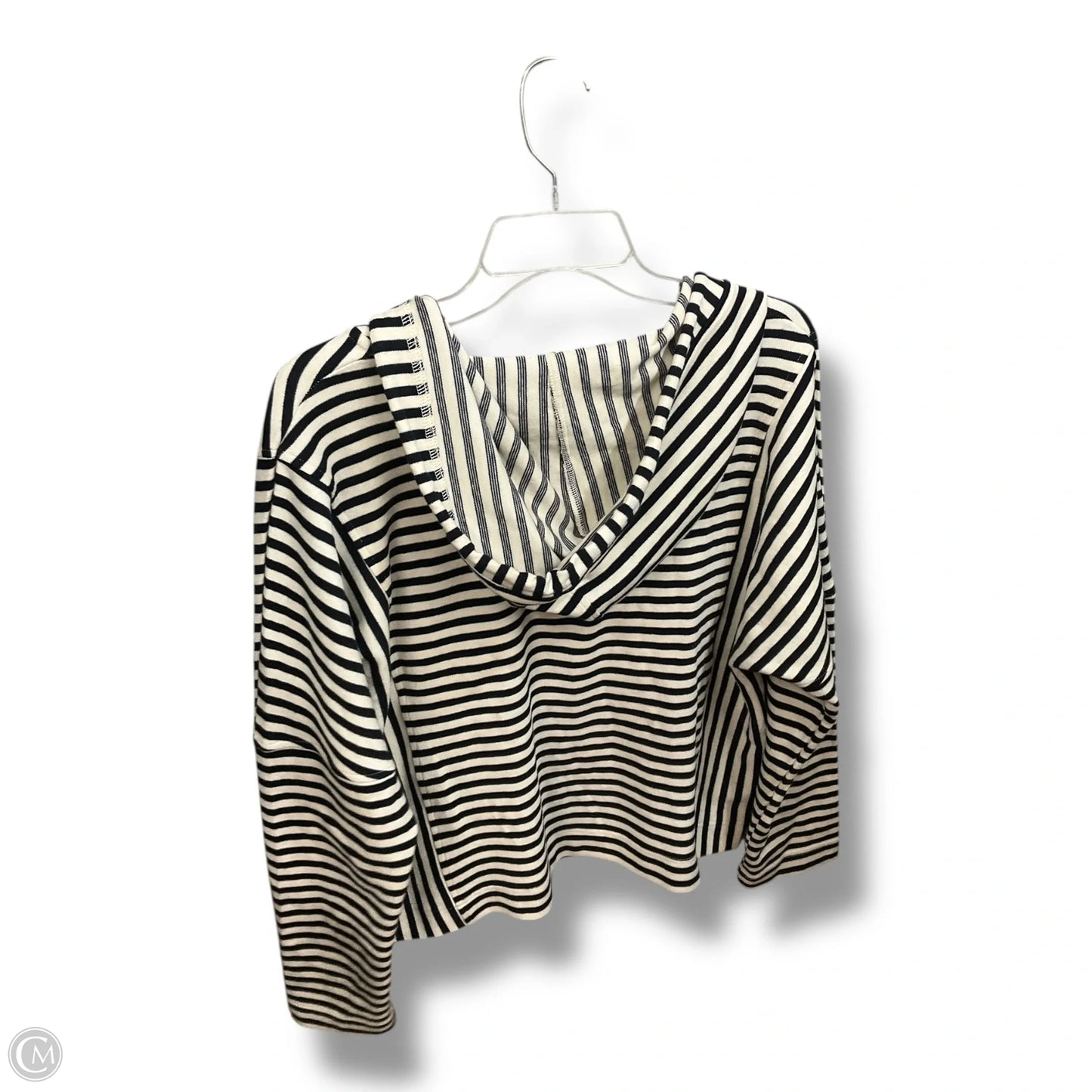 Top Long Sleeve By Jane And Delancey In Striped Pattern, Size: L
