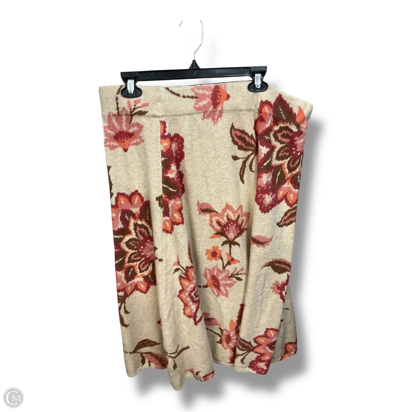Skirt Maxi By Lc Lauren Conrad In Floral Print, Size: Xl