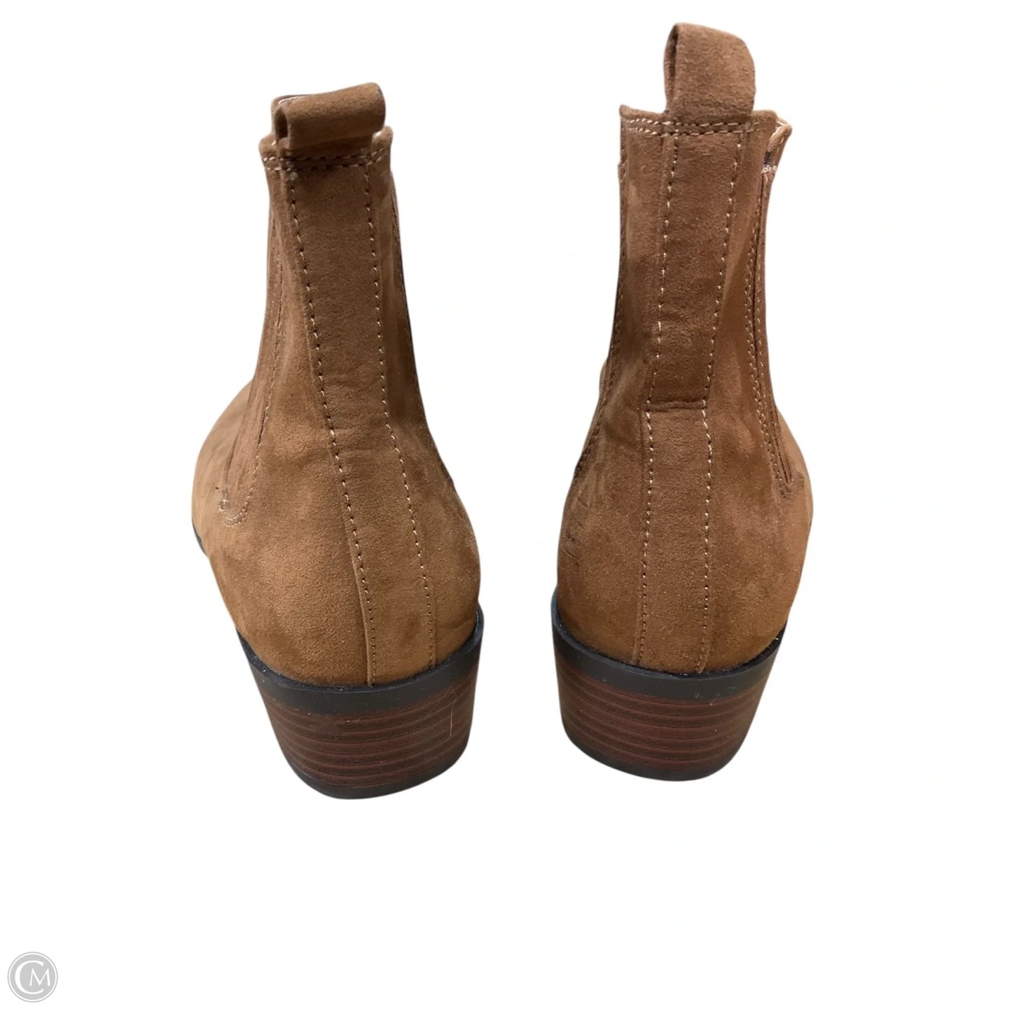 Boots Ankle Flats By Ana In Brown, Size: 9.5