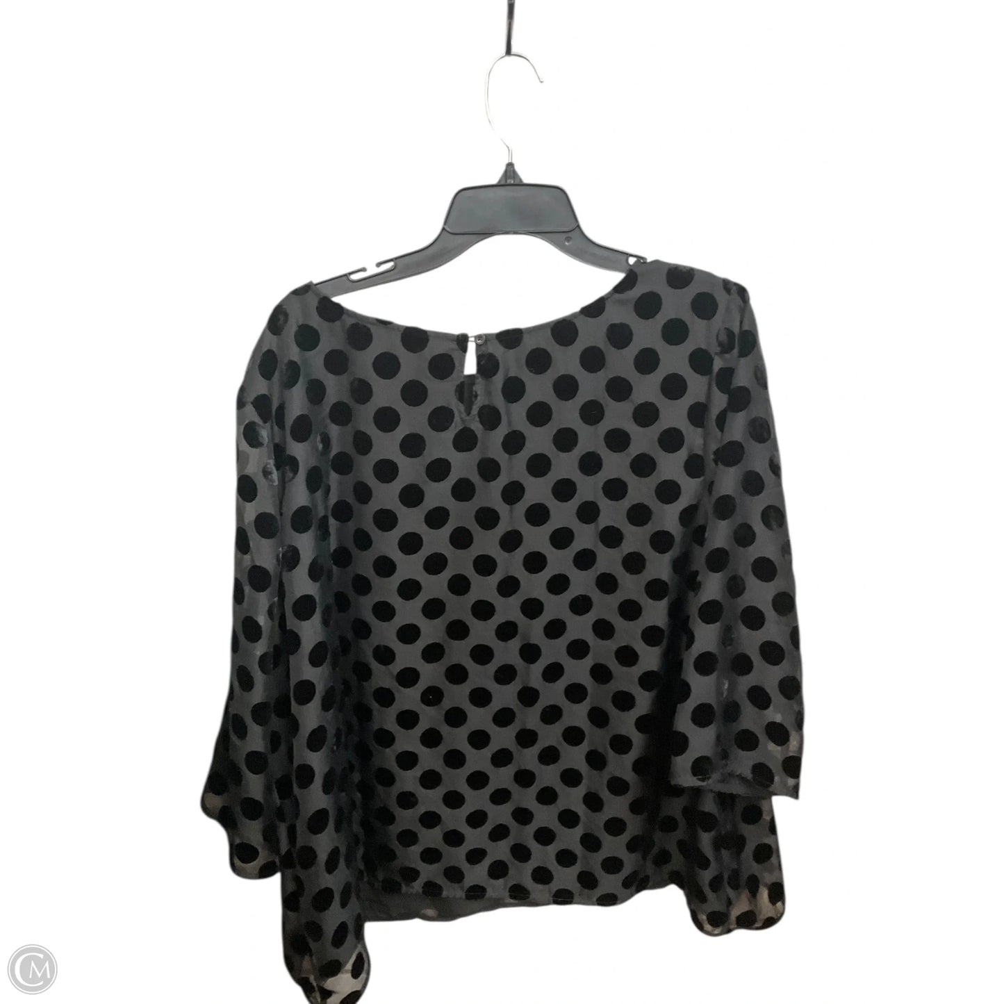 Top 3/4 Sleeve By Talbots In Polkadot Pattern, Size: 3x
