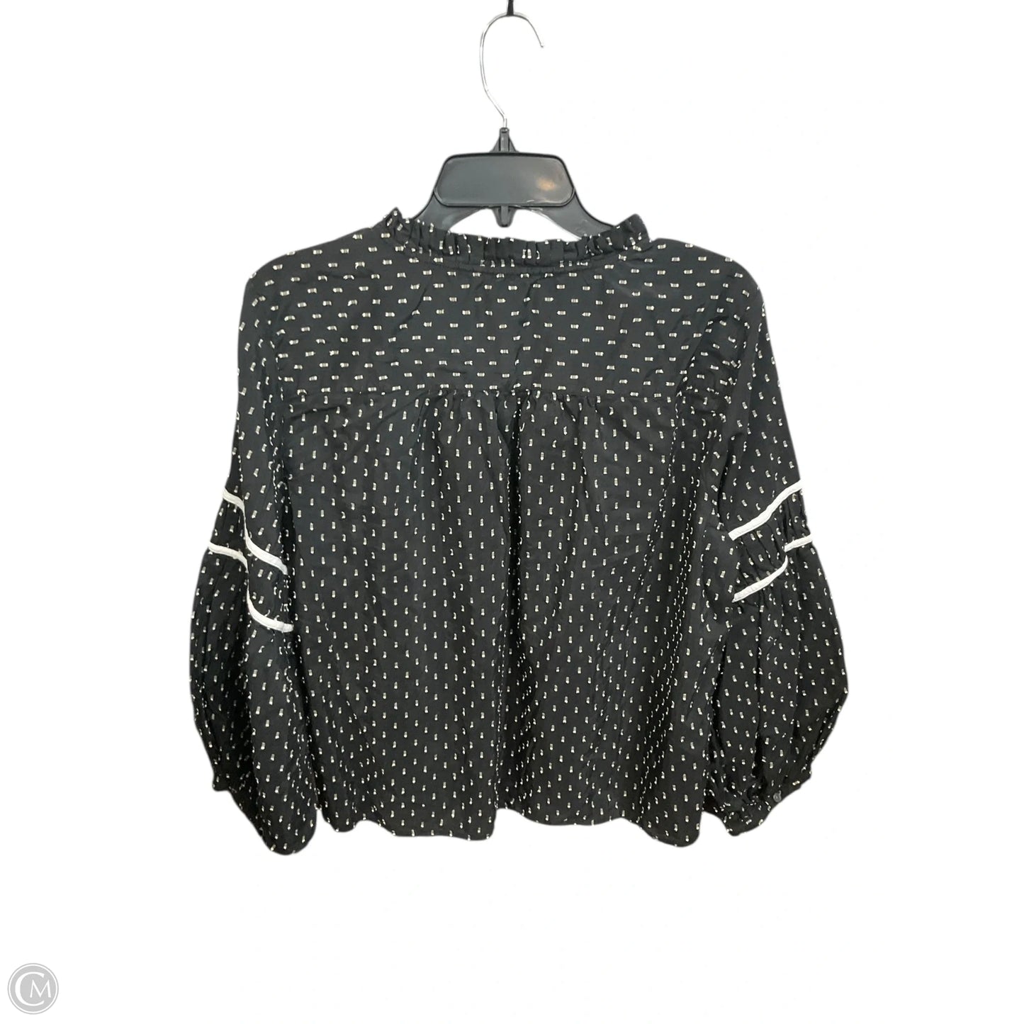 Top Long Sleeve By Loft In Black, Size: L