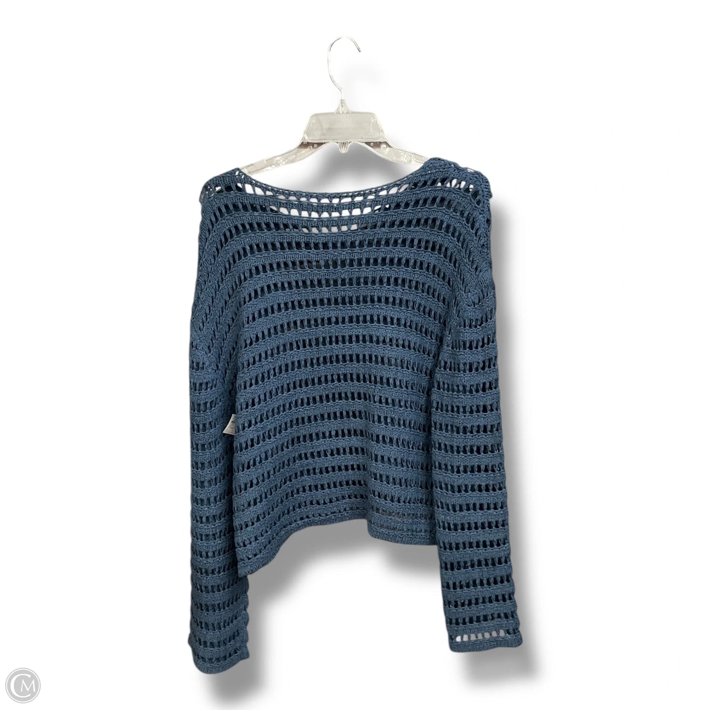 Top Long Sleeve By Dr2 In Blue, Size: M