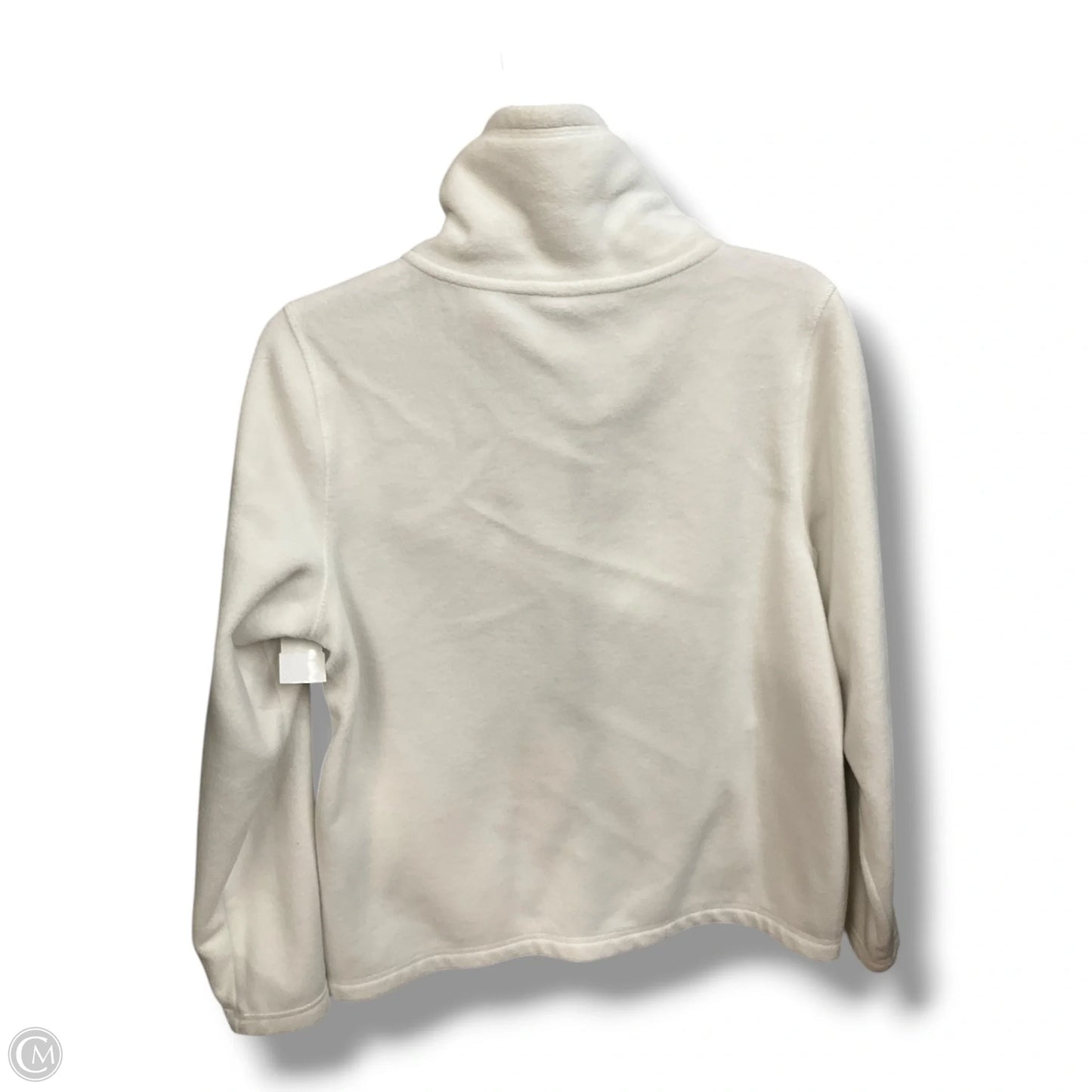 Jacket Fleece By Dkny In White, Size: M