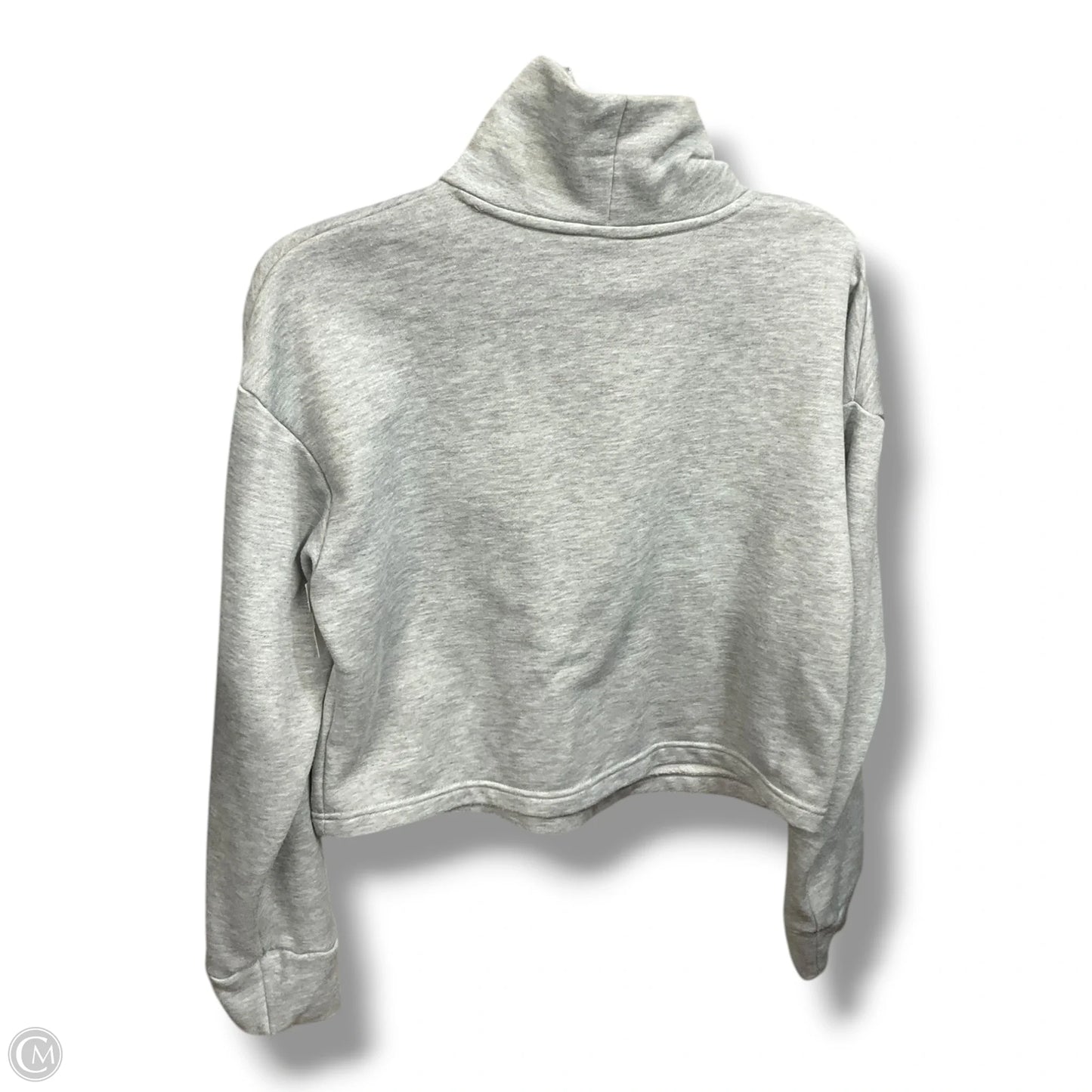 Athletic Sweatshirt Collar By New Balance In Grey, Size: L