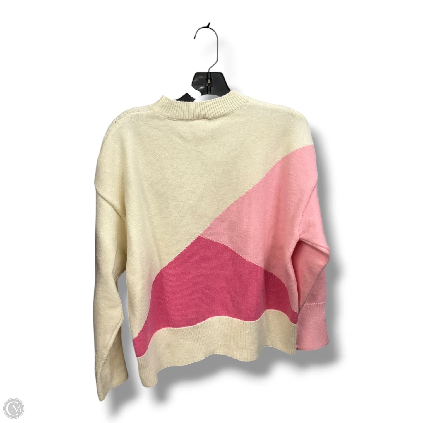 Sweater By Grace + Karma In Pink & White, Size: L