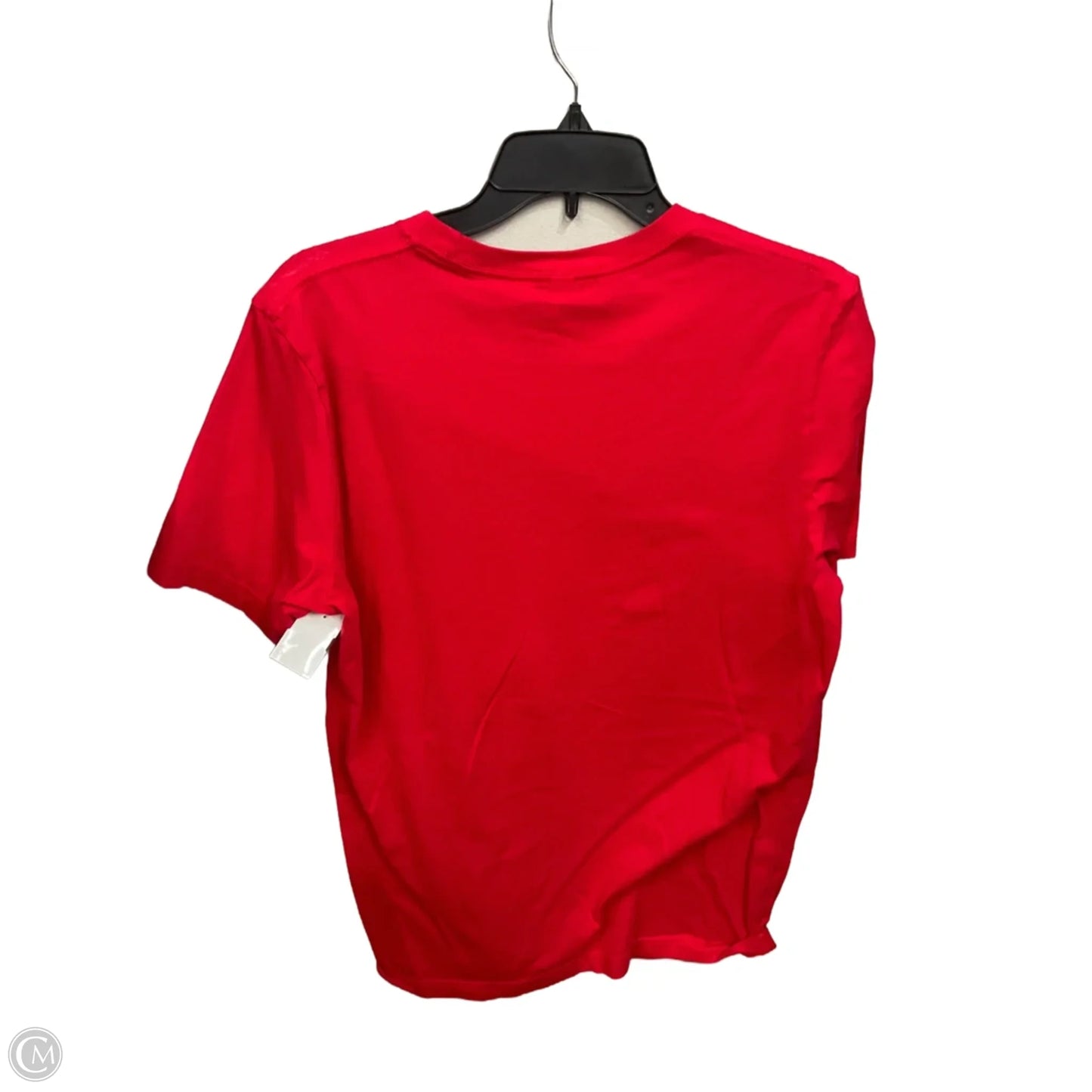 Top Short Sleeve By Canvas In Red, Size: L