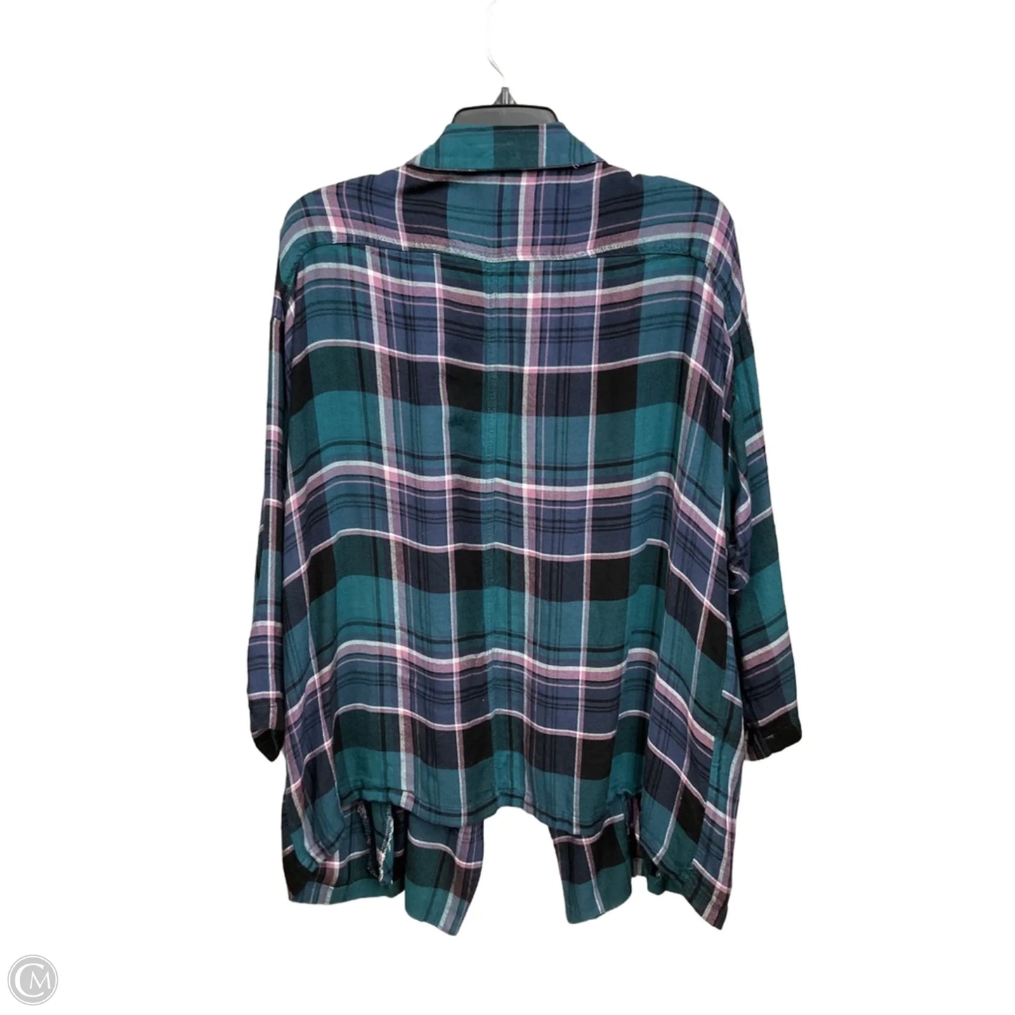 Cardigan By Clothes Mentor In Green, Size: Xl