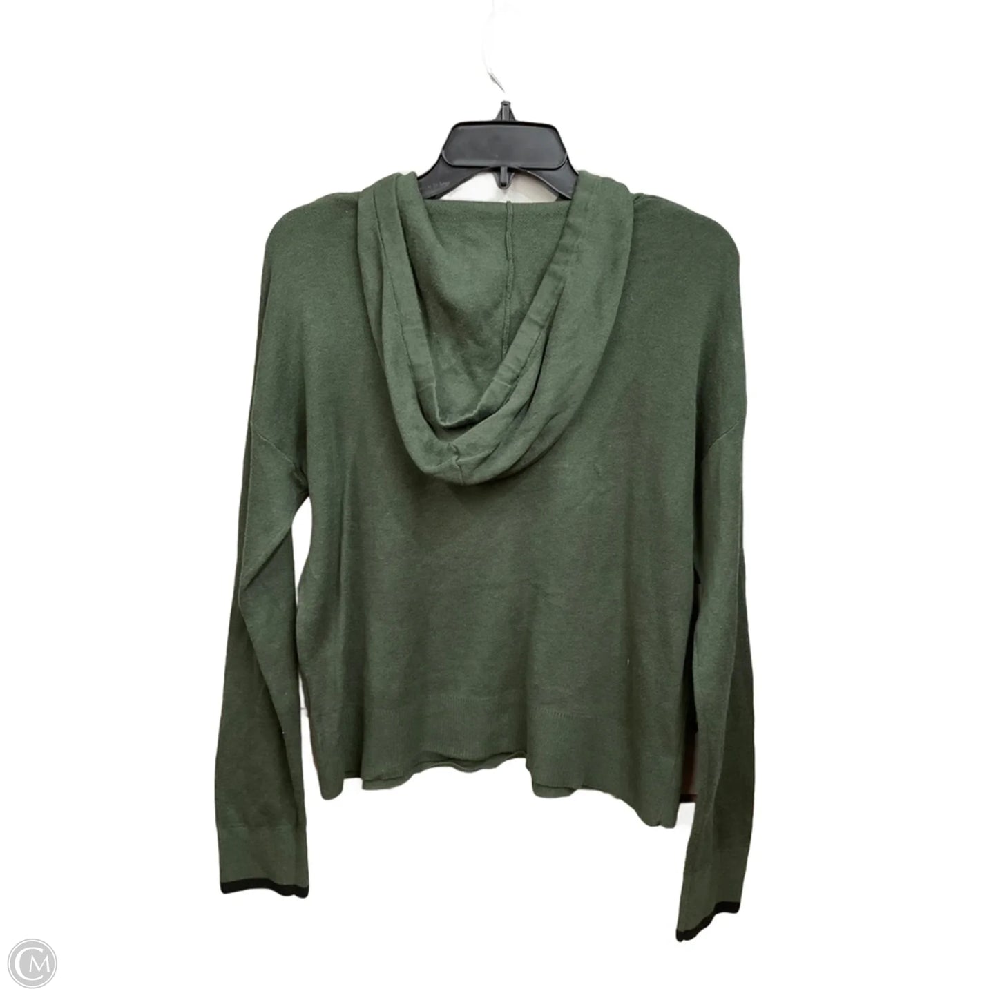 Top Long Sleeve Basic By Evereve In Green, Size: M