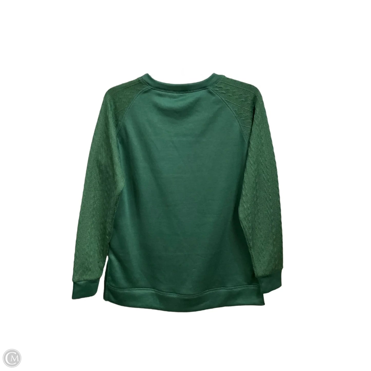 Top Long Sleeve Basic By Zeagoo In Green, Size: S