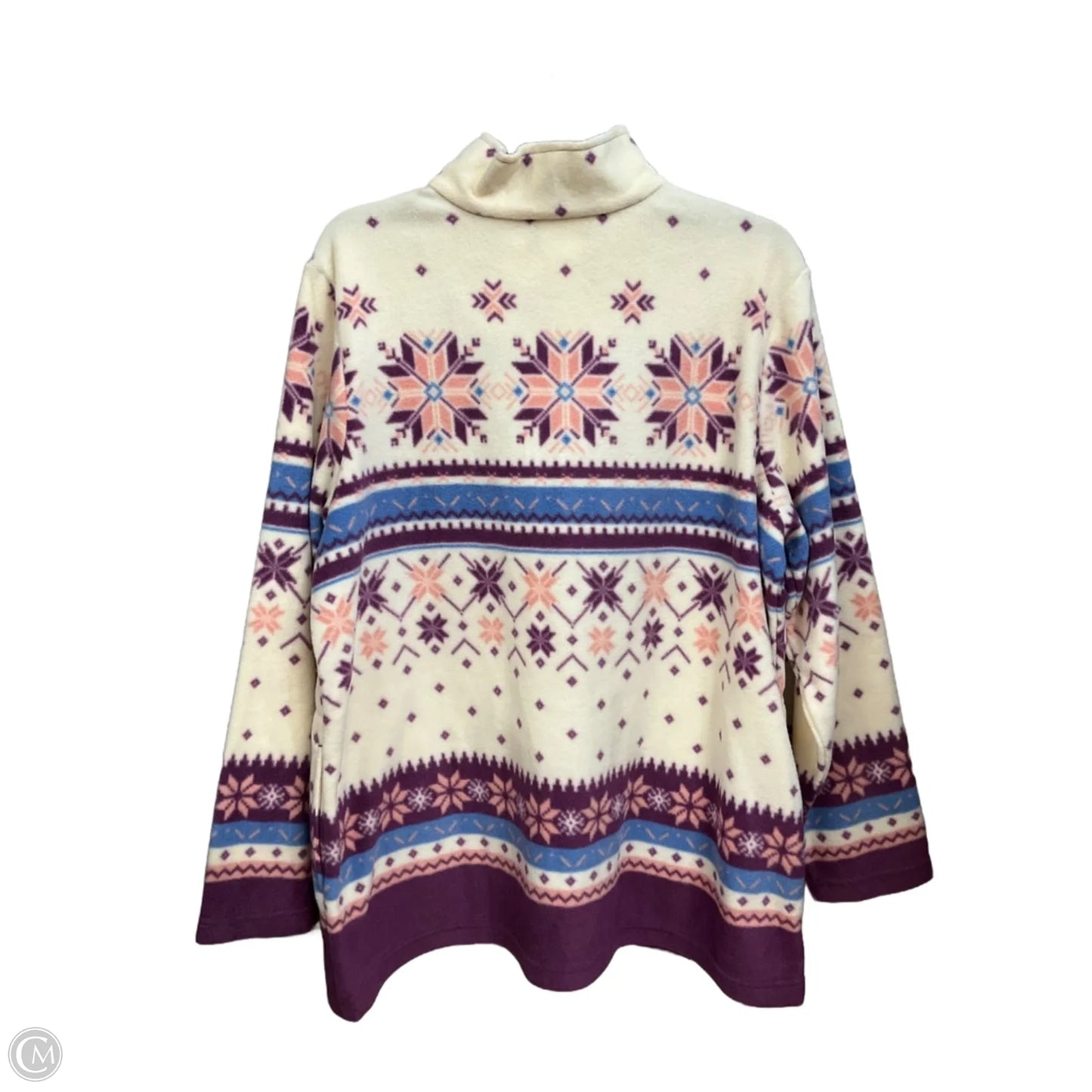 Jacket Fleece By Blair In Purple, Size: Xl