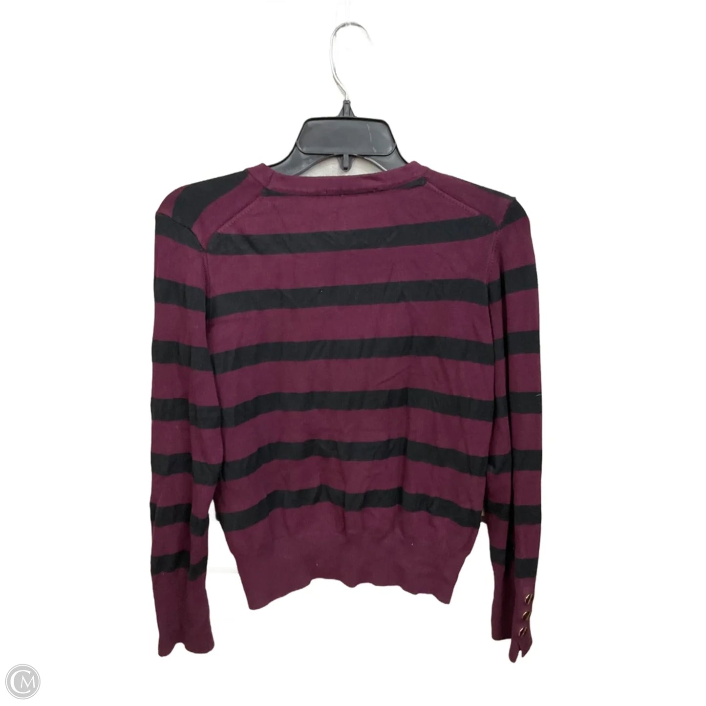 Top Long Sleeve By Philosophy In Maroon, Size: L