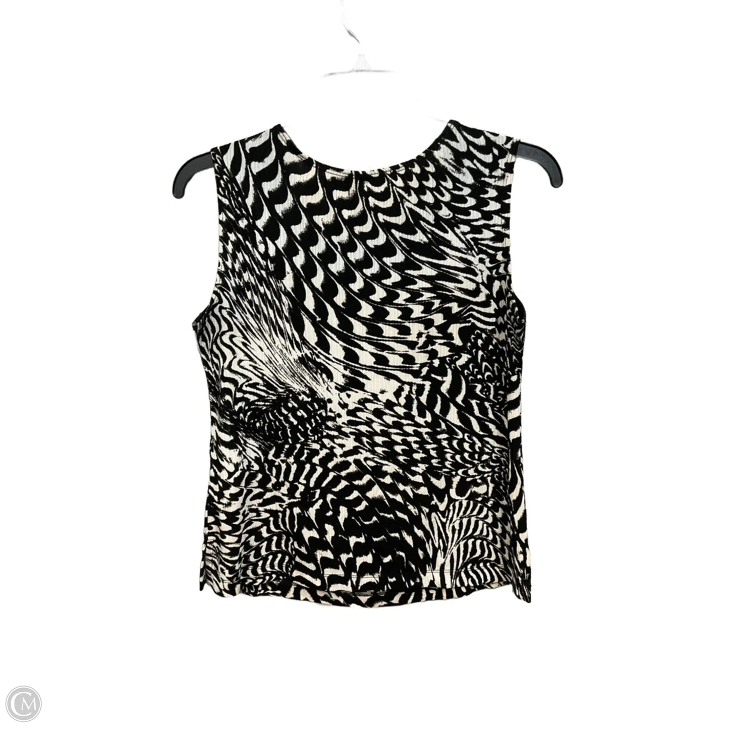 Top Sleeveless By Clothes Mentor In Black & White, Size: Sp