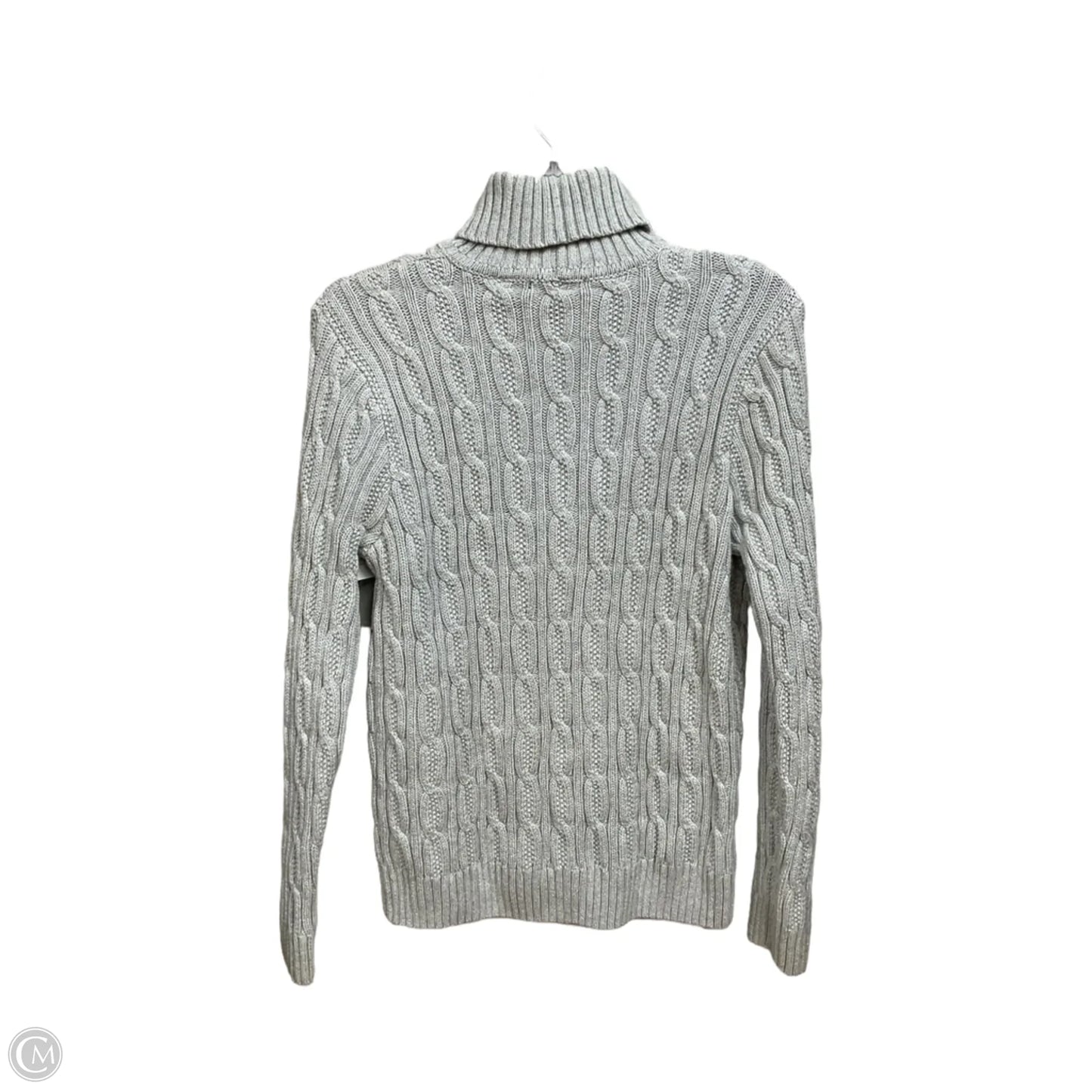 Sweater By Jeanne Pierre In Grey, Size: L