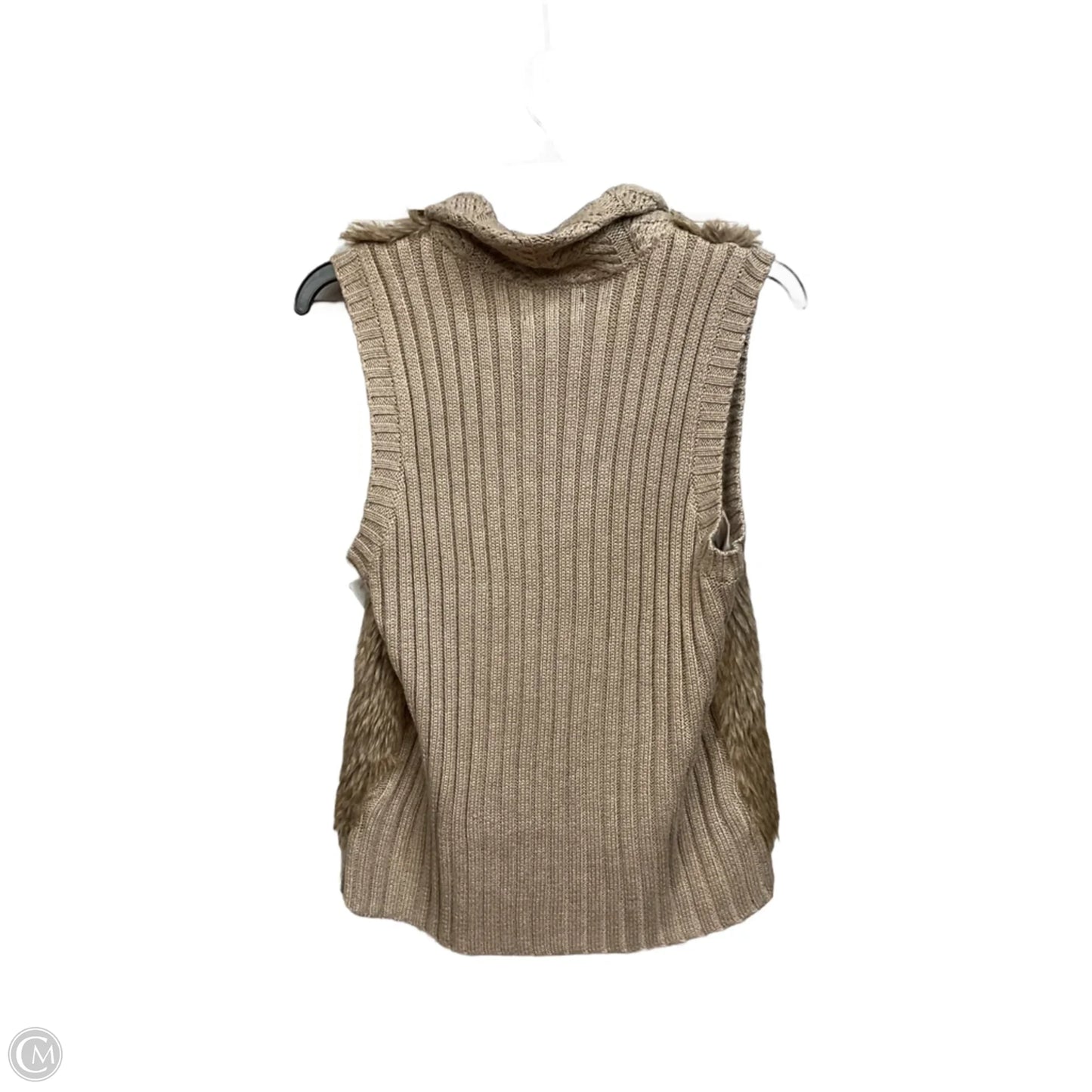 Vest Sweater By Fenn Wright Manson In Tan, Size: Xl
