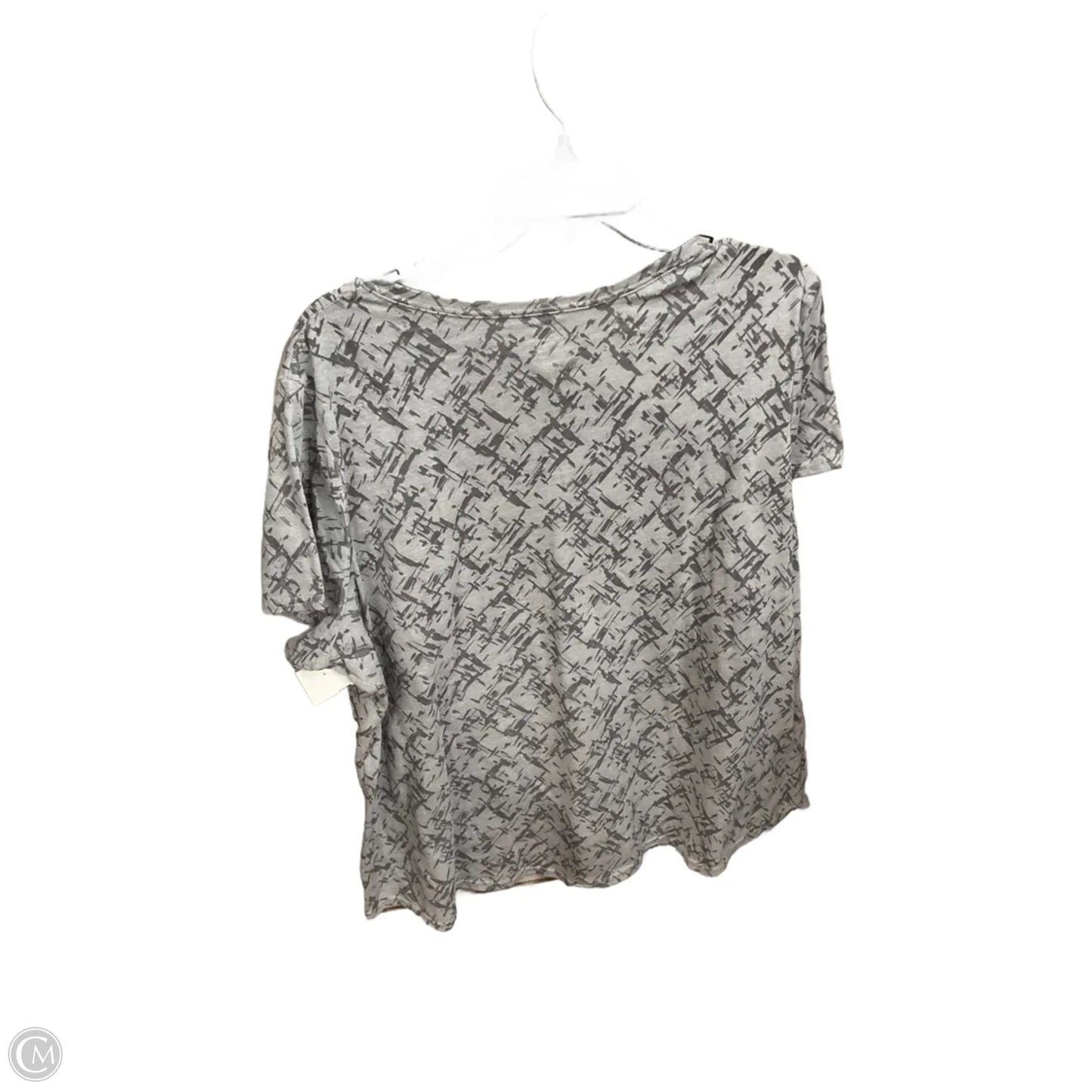 Athletic Top Short Sleeve By Tek Gear In Grey, Size: 2x