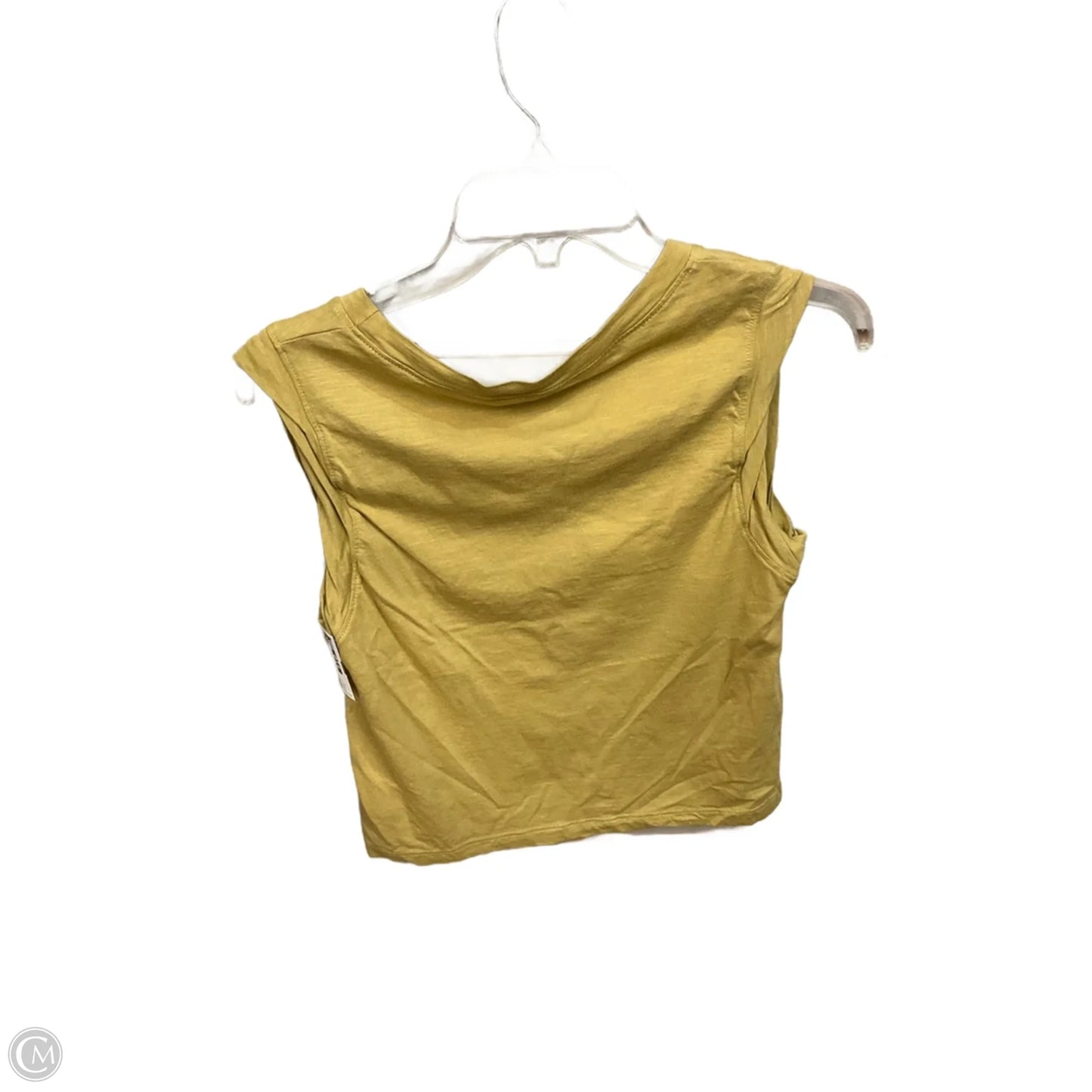 Top Sleeveless By Double Zero In Yellow, Size: S