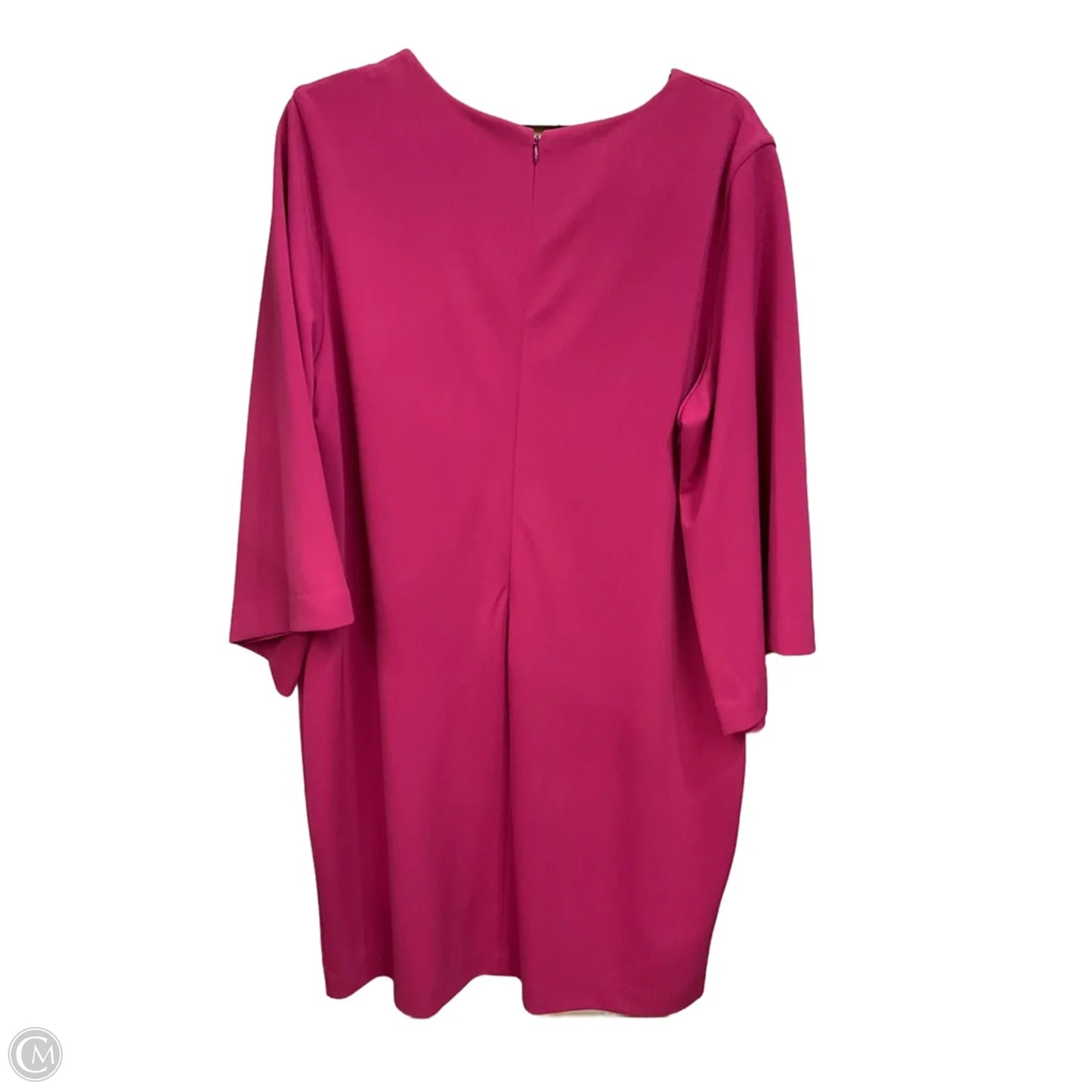 Dress Casual Midi By Chicos In Pink, Size: Xl