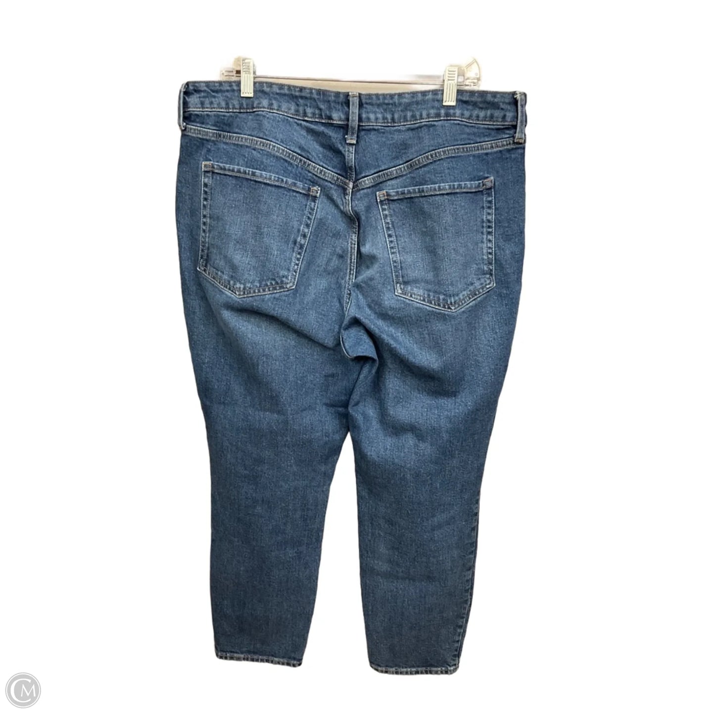 Jeans Straight By Old Navy In Blue Denim, Size: 16