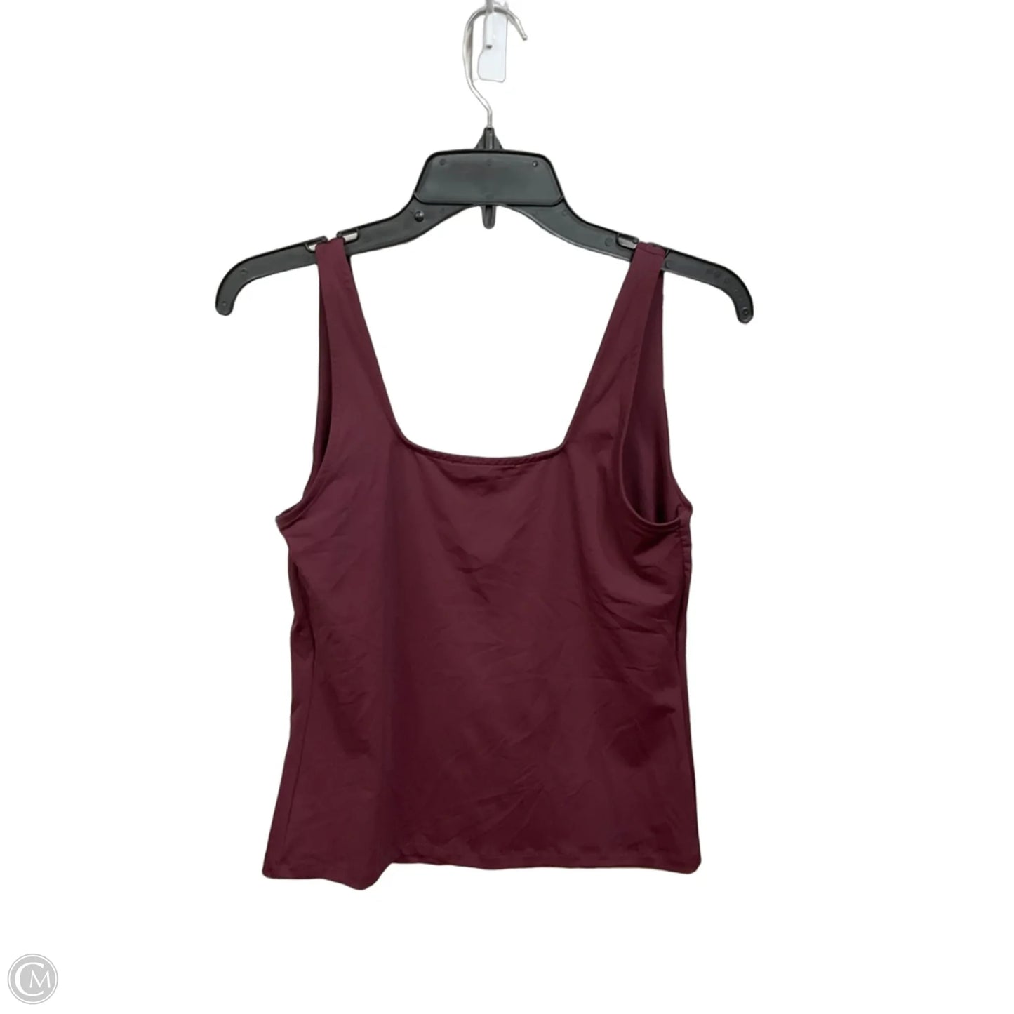 Top Sleeveless Basic By Inc In Maroon, Size: S