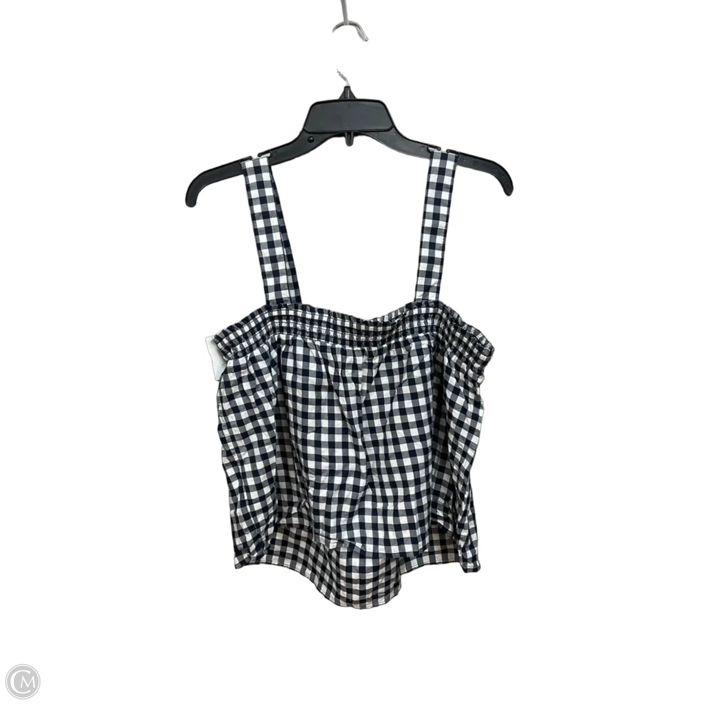 Top Sleeveless By J. Crew In Checkered Pattern, Size: L