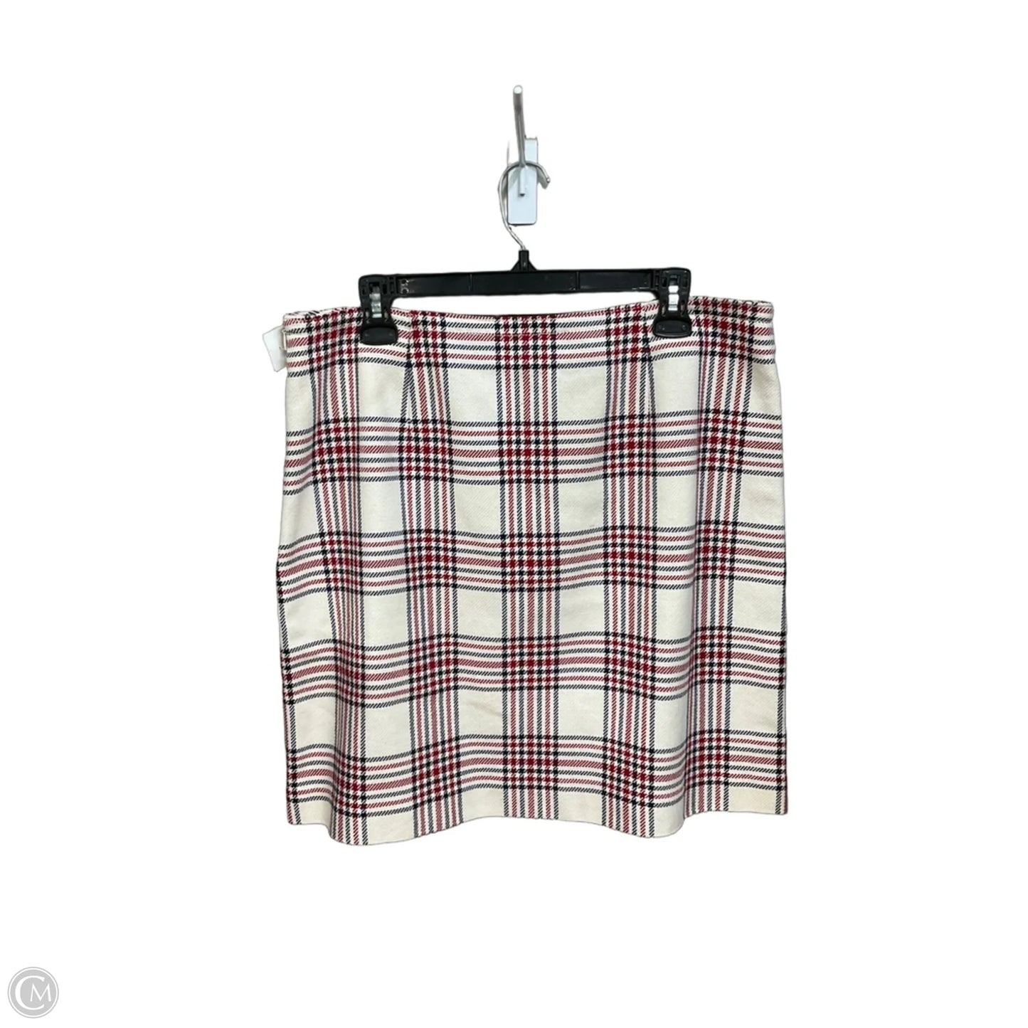 Skirt Midi By Brooks Brothers In Blue & Red & White, Size: 14