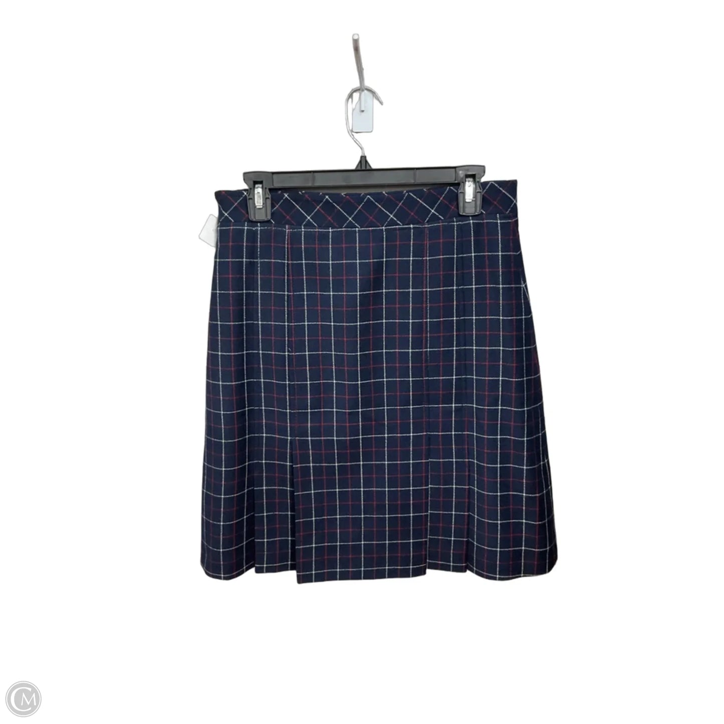 Skirt Midi By Brooks Brothers In Navy, Size: 8