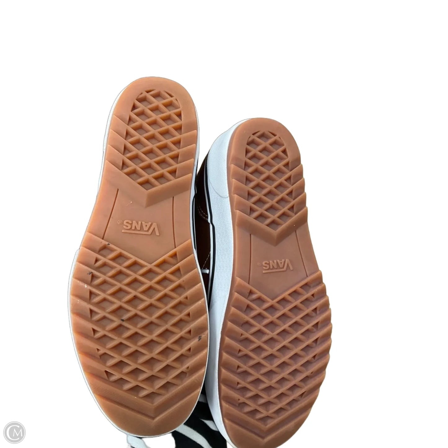 Shoes Sneakers By Vans In Brown, Size: 9