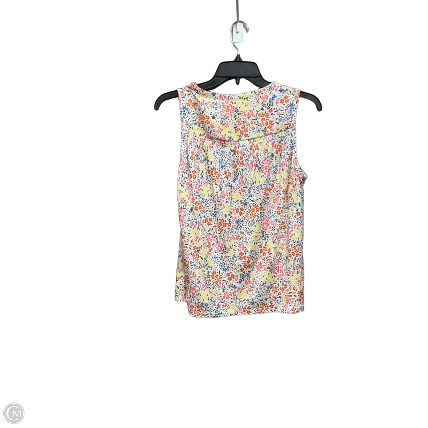 Top Short Sleeve By Loft In Floral Print, Size: Xs