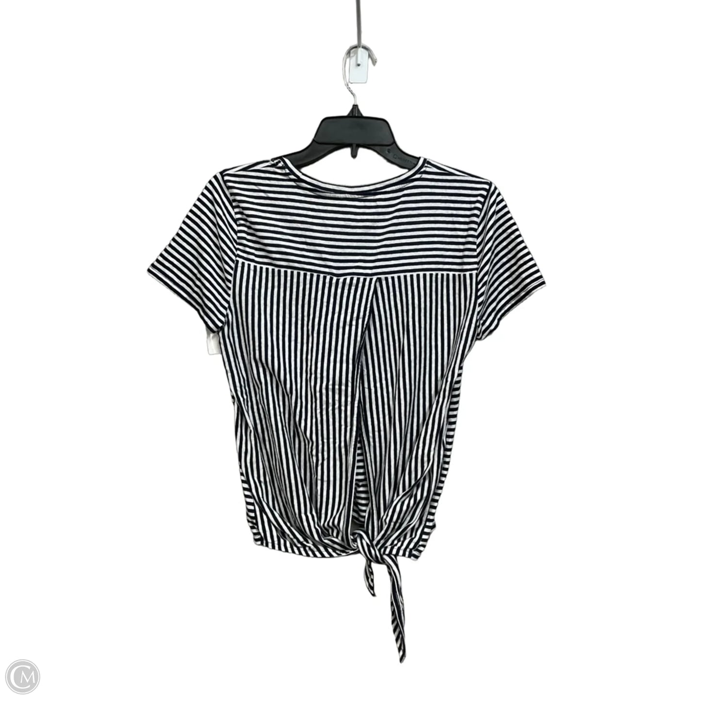 Top Short Sleeve By J. Crew In Striped Pattern, Size: M