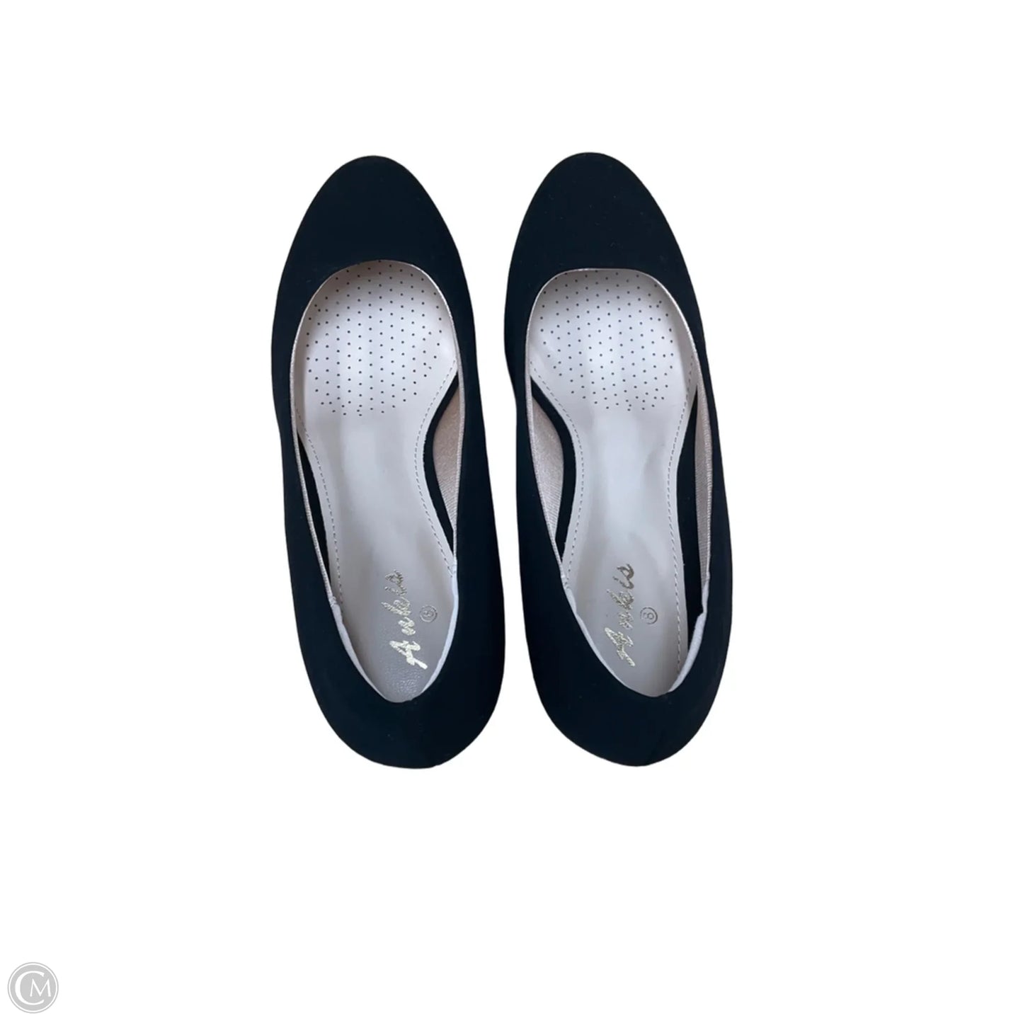 Shoes Heels Wedge By Clothes Mentor In Black, Size: 8