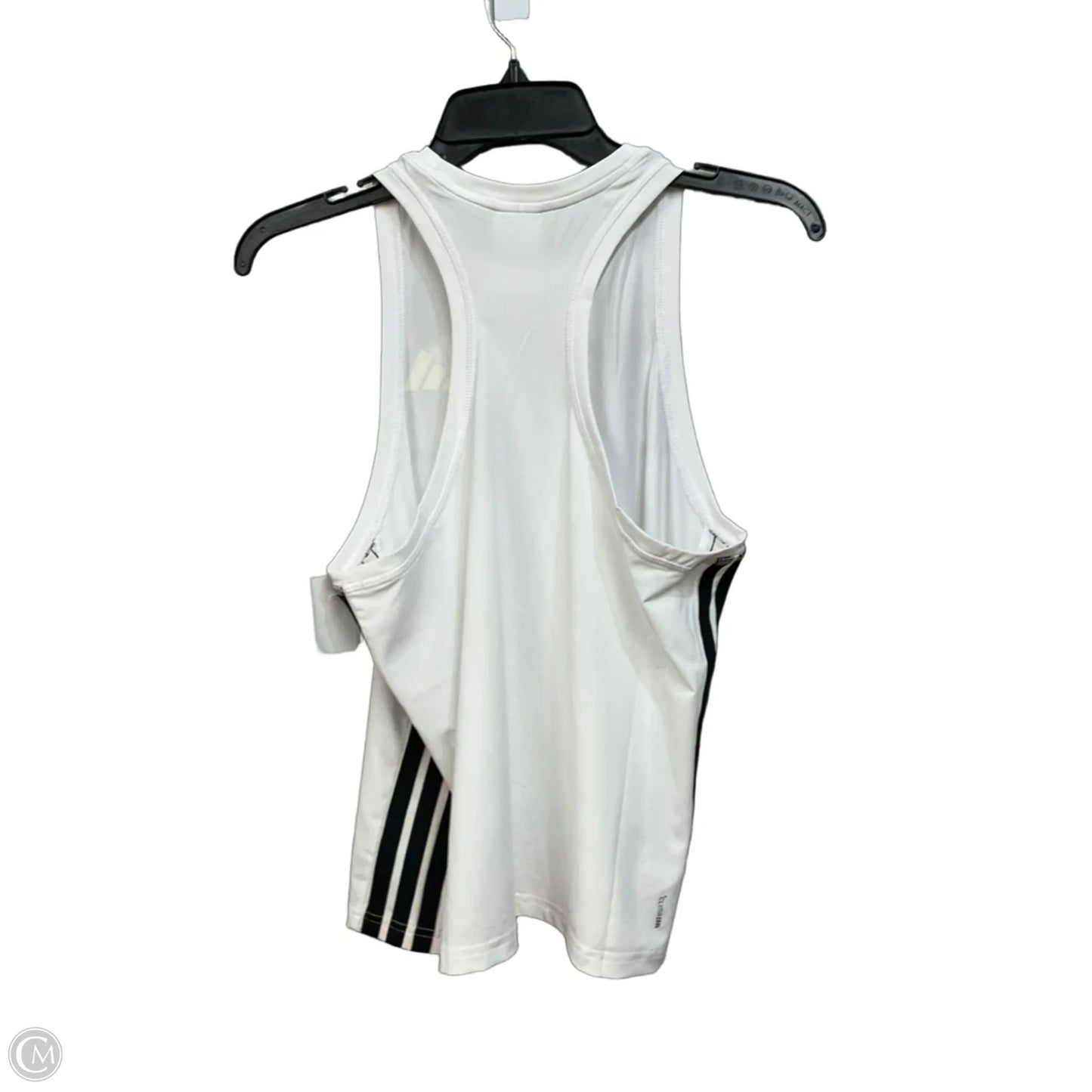 Athletic Tank Top By Adidas In White, Size: Large