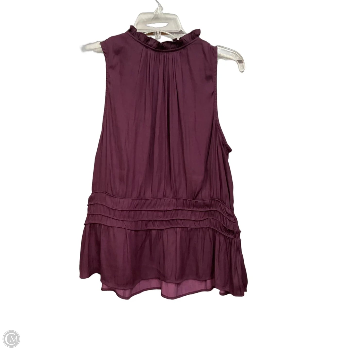 Top Sleeveless By White House Black Market In Maroon, Size: Xl