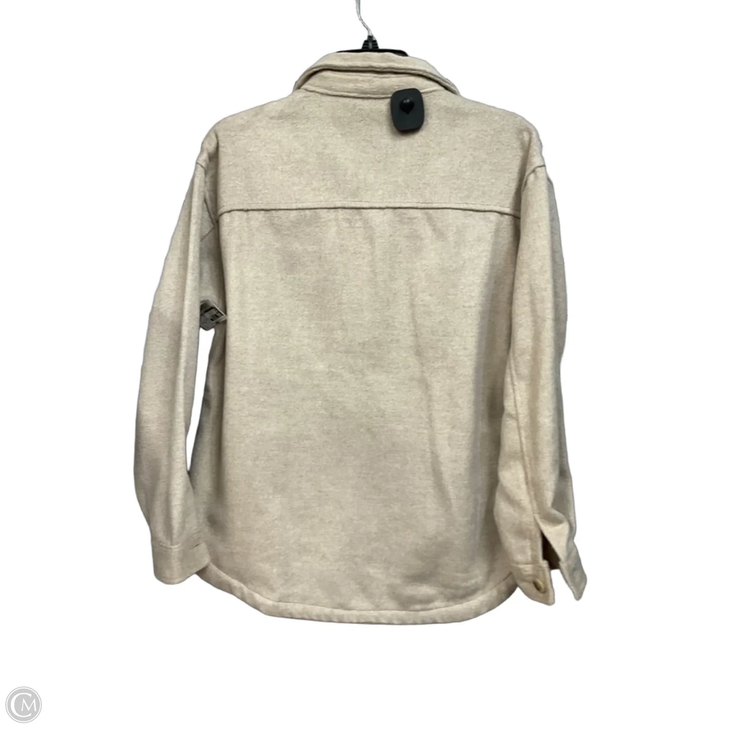 Jacket Shirt By Members Mark In Tan, Size: S