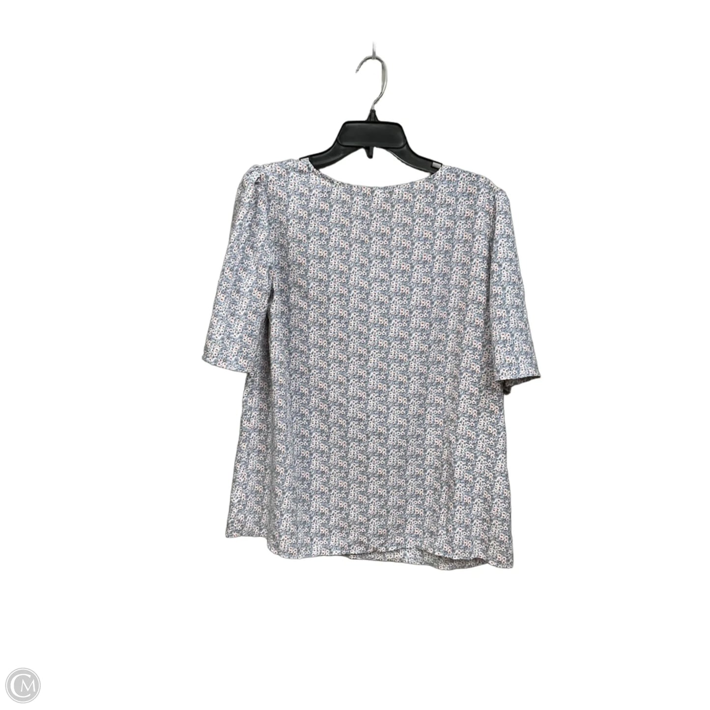 Top Short Sleeve By Clothes Mentor In Floral Print, Size: L